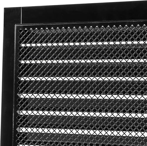 Miniatura 37 de Rejilla de ventilación redonda de aleación de aluminio de 10 pulgadas con malla metálica (conducto de Ø10 pulgadas/rejilla de Ø11 pulgadas) HVAC