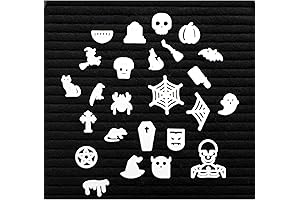 Nomnu Spooky Felt Board Icons: Halloween Letter Board Characters