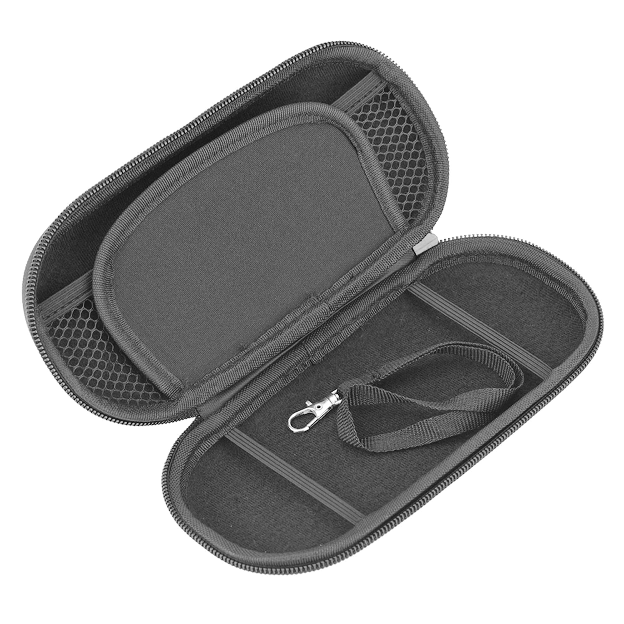 Tbest Ps Vita Soft Travel Protective Case Pouch Cover,Psvita,Ps Vita Slim Case for 3000 Case Ps Double Compartment Carrying Case Black Protective Hard Cover Carry Pouch Travel Bag (Black)