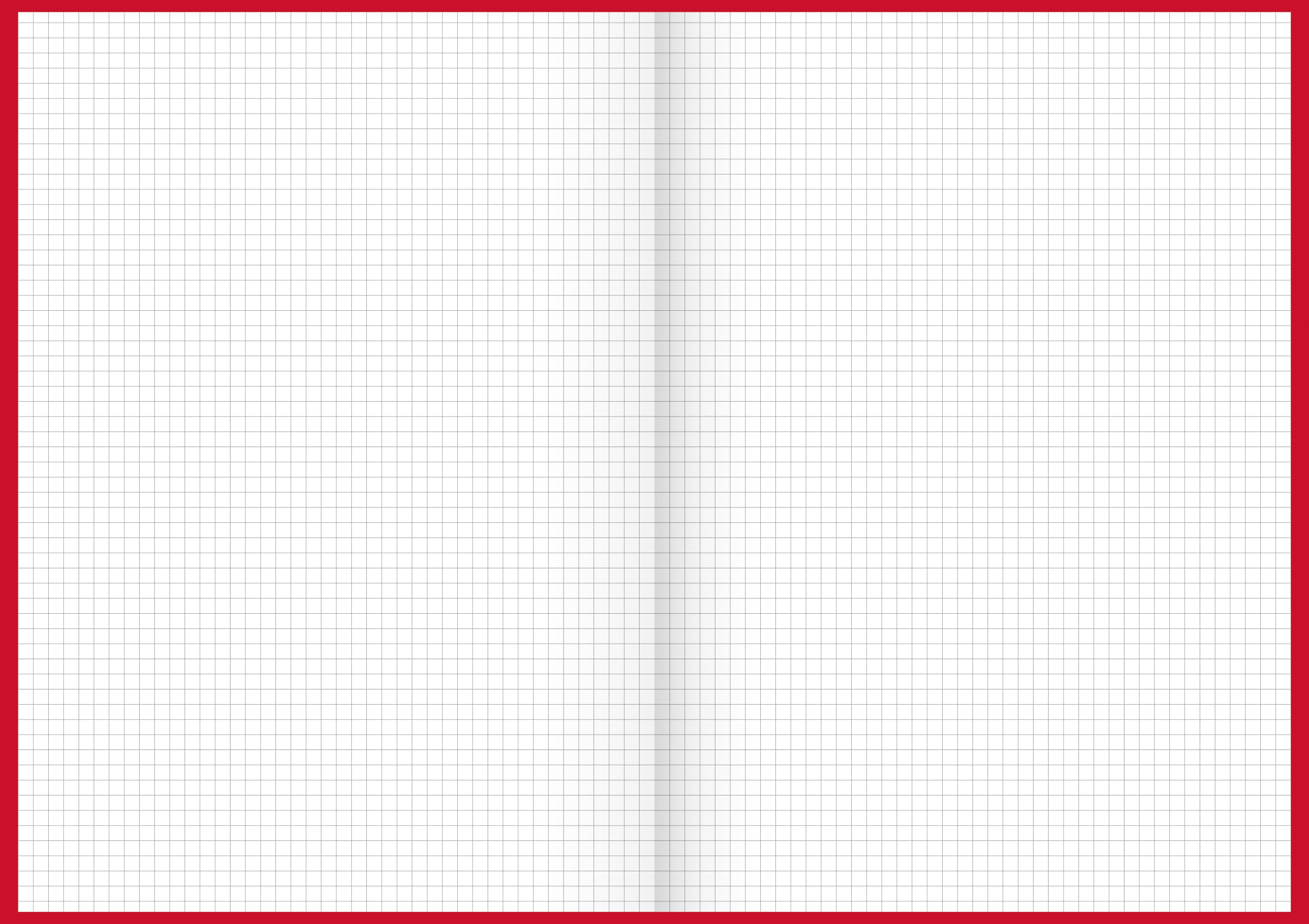 König & Ebhardt 8614253 - Quaderno A4, a quadretti, 70 g/m², 144 fogli con rilegatura adesiva