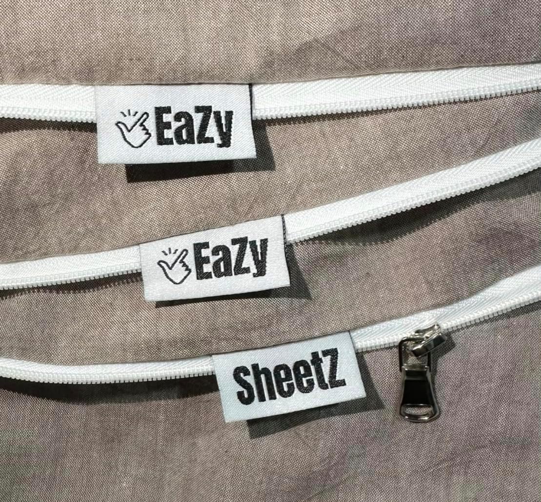 Eazy SheetZ™ Fitted Sheets That Won't Pop Off, Zipper Sheets, Stay On Sheet, Fitted