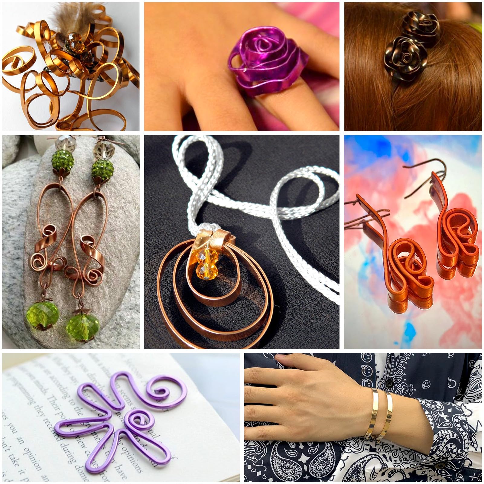 Fil De Sculpture Pliable En Aluminium De Calibre 18 - 1 Mm