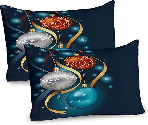 Miniatura 43 de Ambesonne Funda de almohada de Papá Noel, motociclista de Papá Noel, montar en motocicleta, arte pop, estilo retro, efecto de medio tono, funda