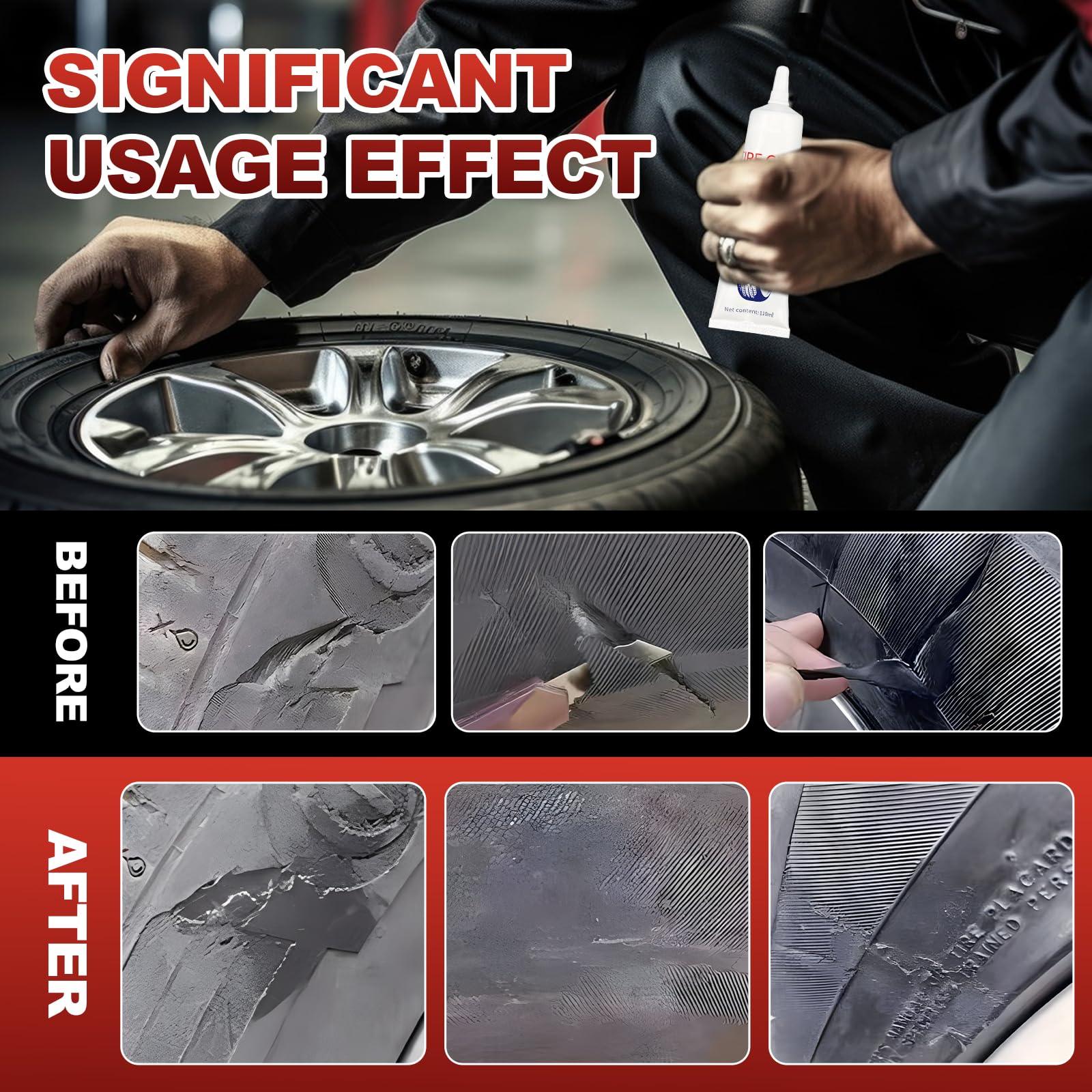 Colla Per Riparazione Pneumatici Sternstunde - 110 Ml, Impermeabile, Per Auto/Moto/Bici