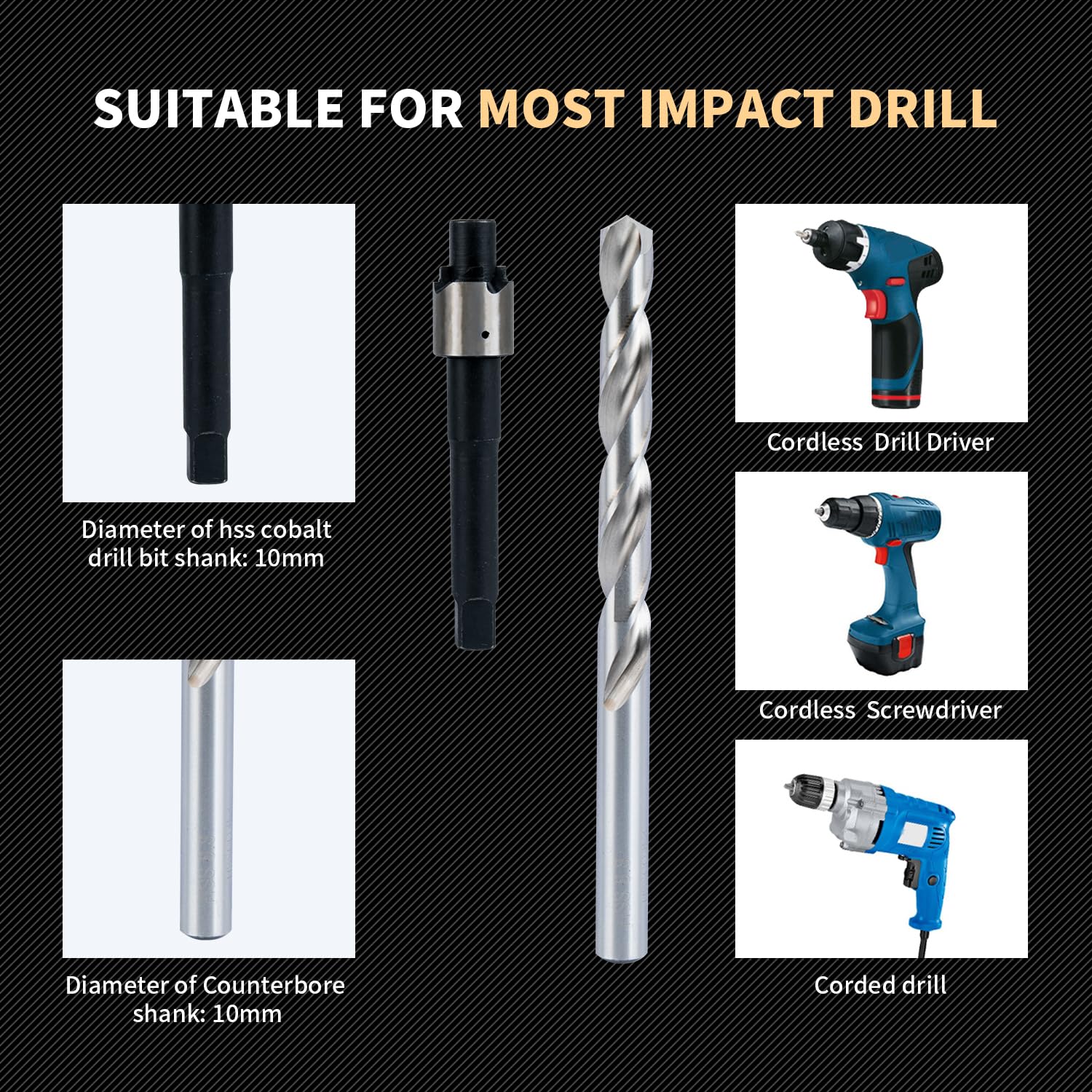 Gewinde-Reparatur-Set 5/16-18 SAE Mit 10 Einsätzen - Komplettset Mit Bohrer Und Werkzeugen