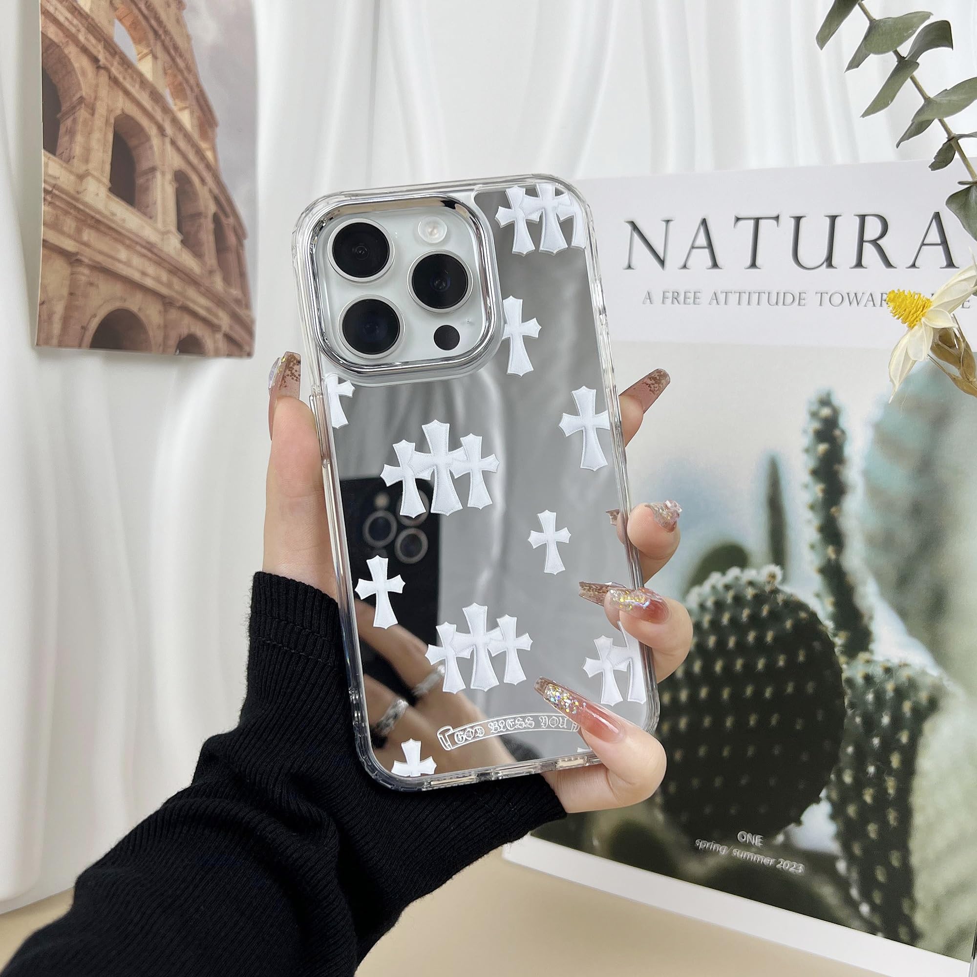 Luxury Leather Case For IPhone 17 16 15 14 Plus 13 12 Pro Max - Foto 12