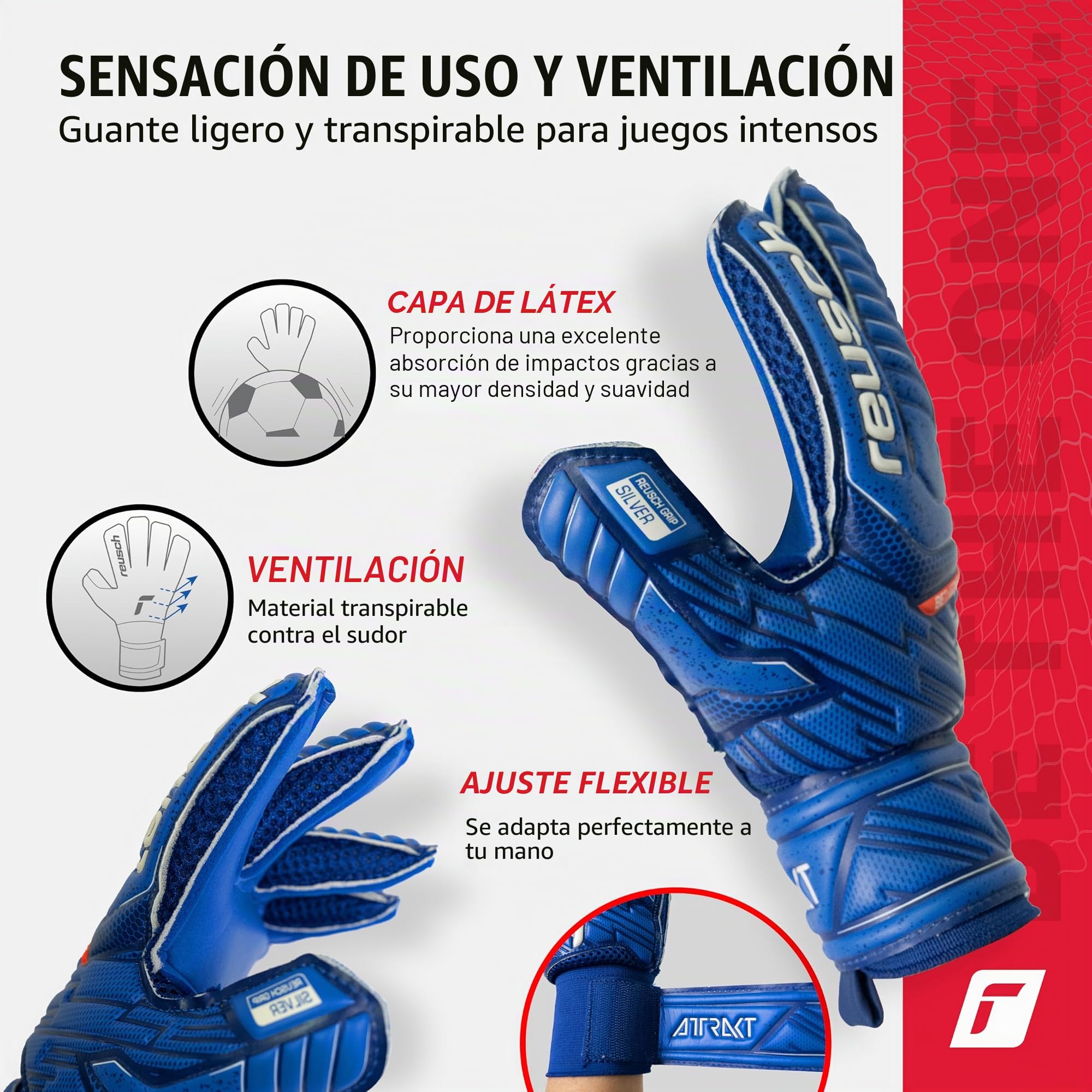 Reusch Guantes de Portero Unisex para jóvenes