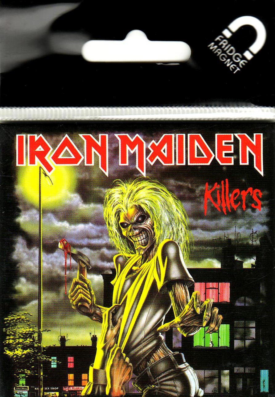 Iron Maiden Killers Fridge Magnet - Metal