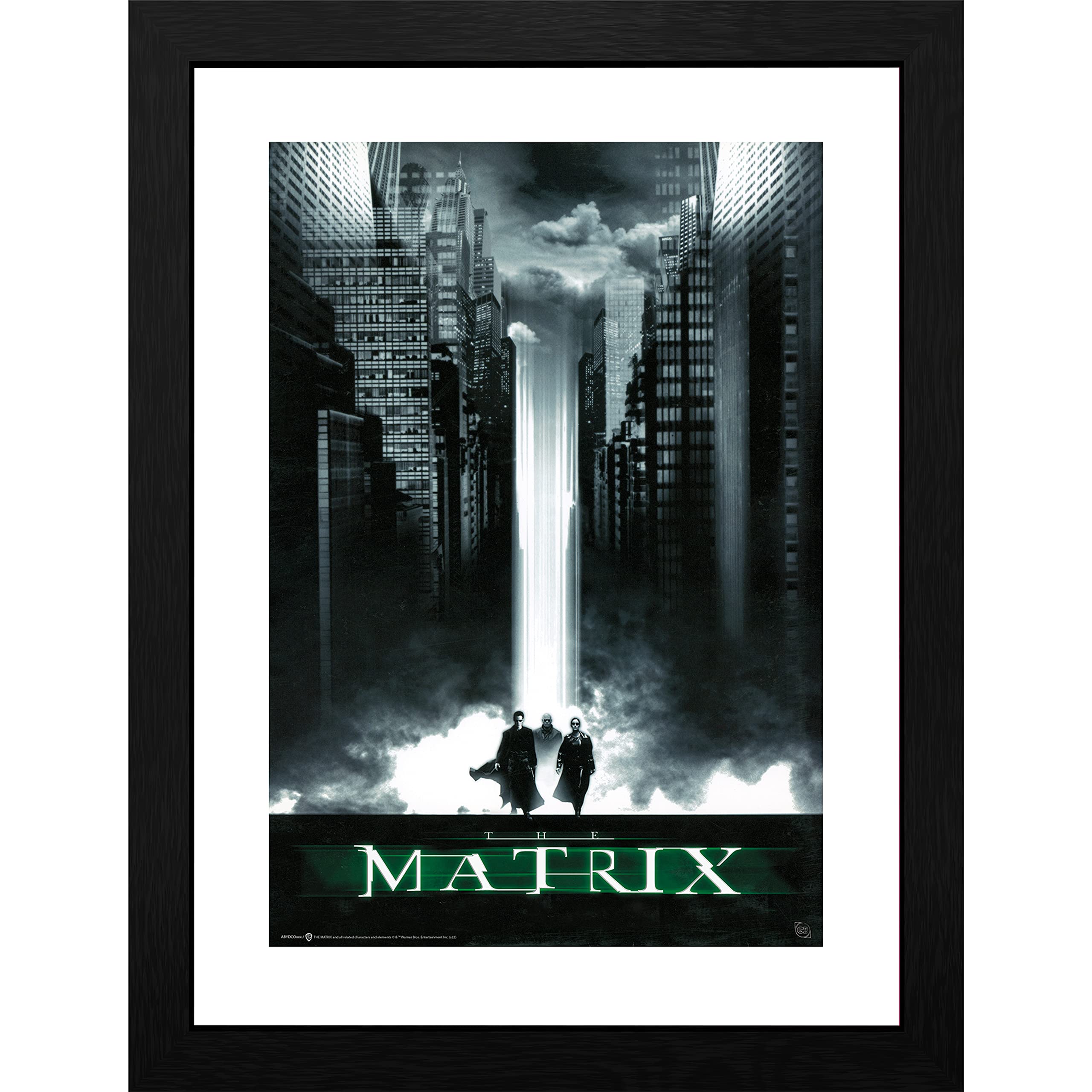 Abystyle Black Gb Eye - Matrix Framed Print The Matrix