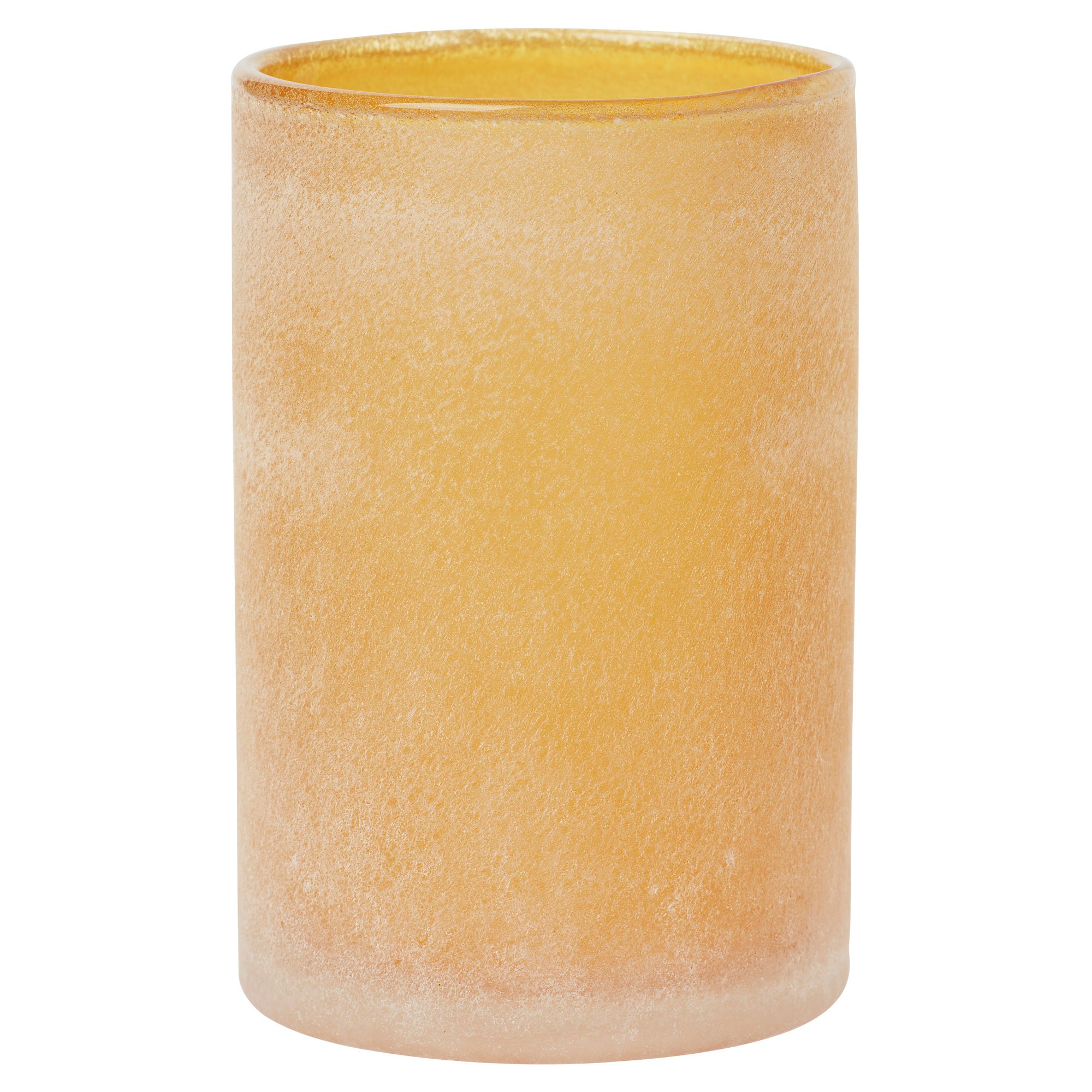 Duni Ice Candle Holders Dark Honey 12 x 8.5cm Set of 4 Frosted