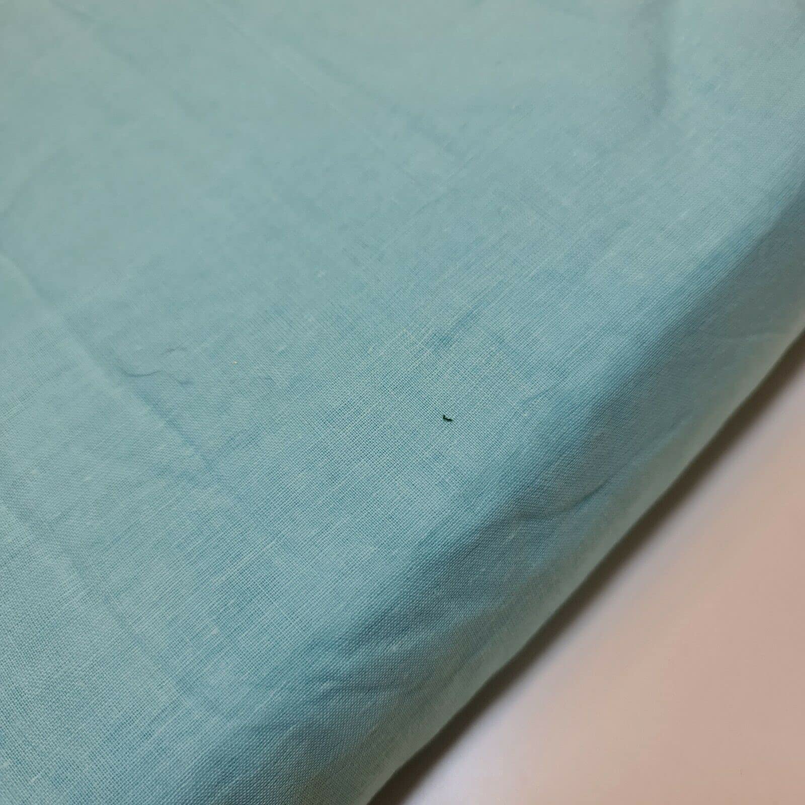 100% Cotton Soft Muslin Voile Cheesecloth Mulmul Fabric Draping Curtains 44" (2 Meter, TOURQUISE) โ image 1