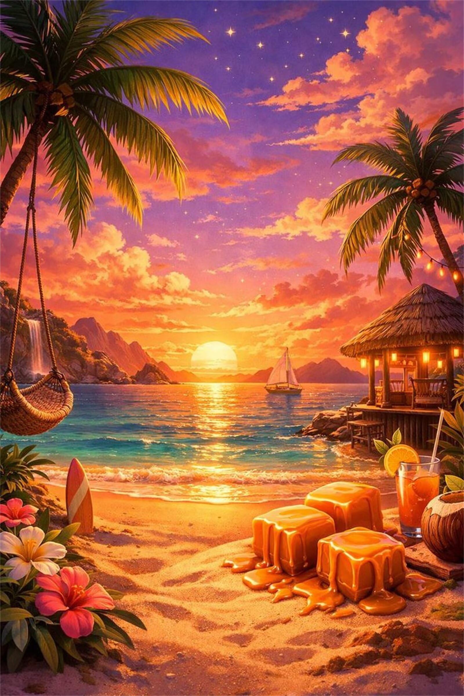 Puzzle 1500 pezzi Costa del crepuscolo per Adulti, 87x57cm Puzzle Adulti 1500 pezzi, Giochi Di Puzzle per Tutta La Famiglia, Un Regalo Festivo per Gli Amici in Una Bella Confezione