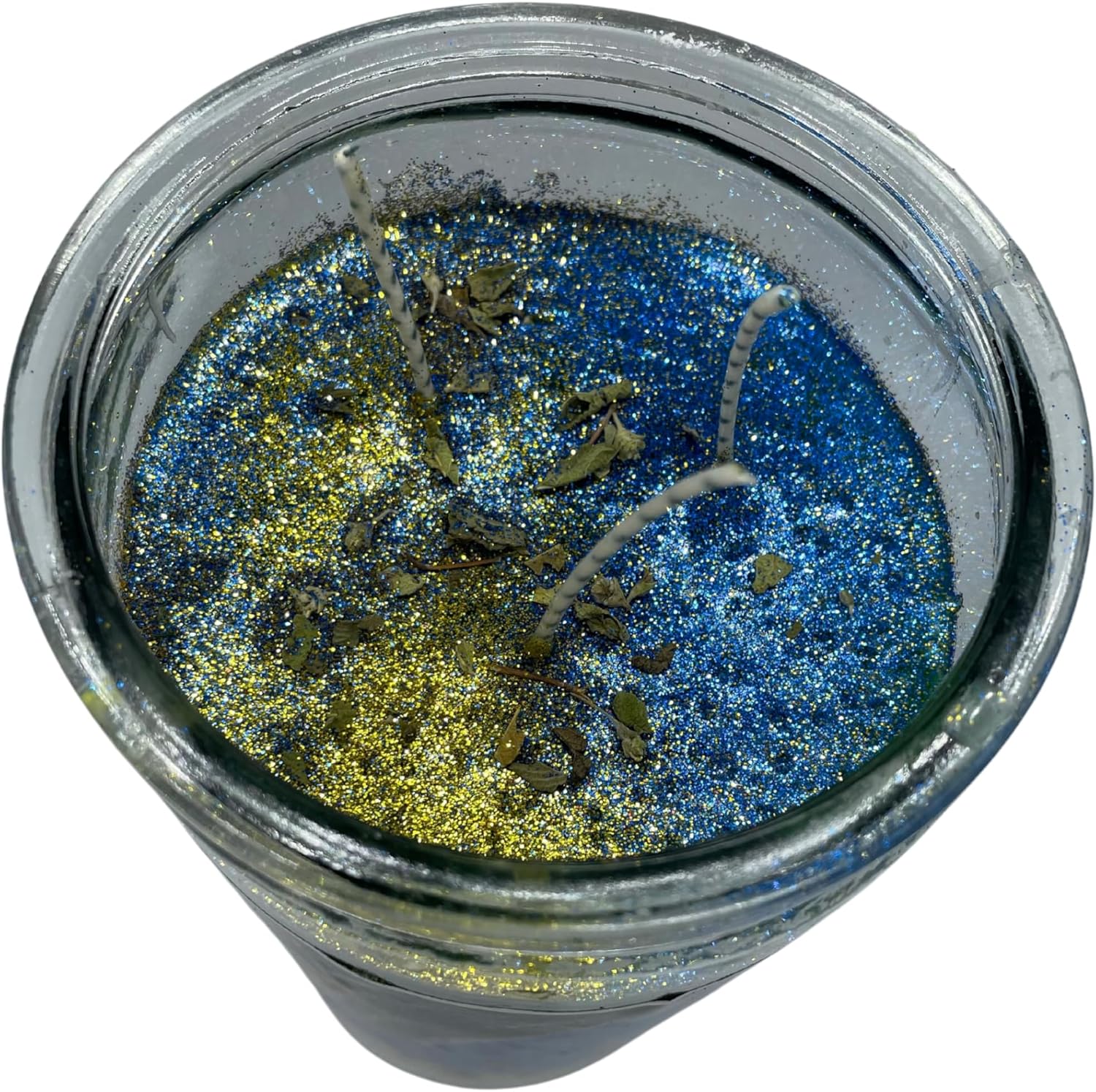 Generic Fast Luck 14 Day Prepared Glasss Candle, Green, PC14-1013