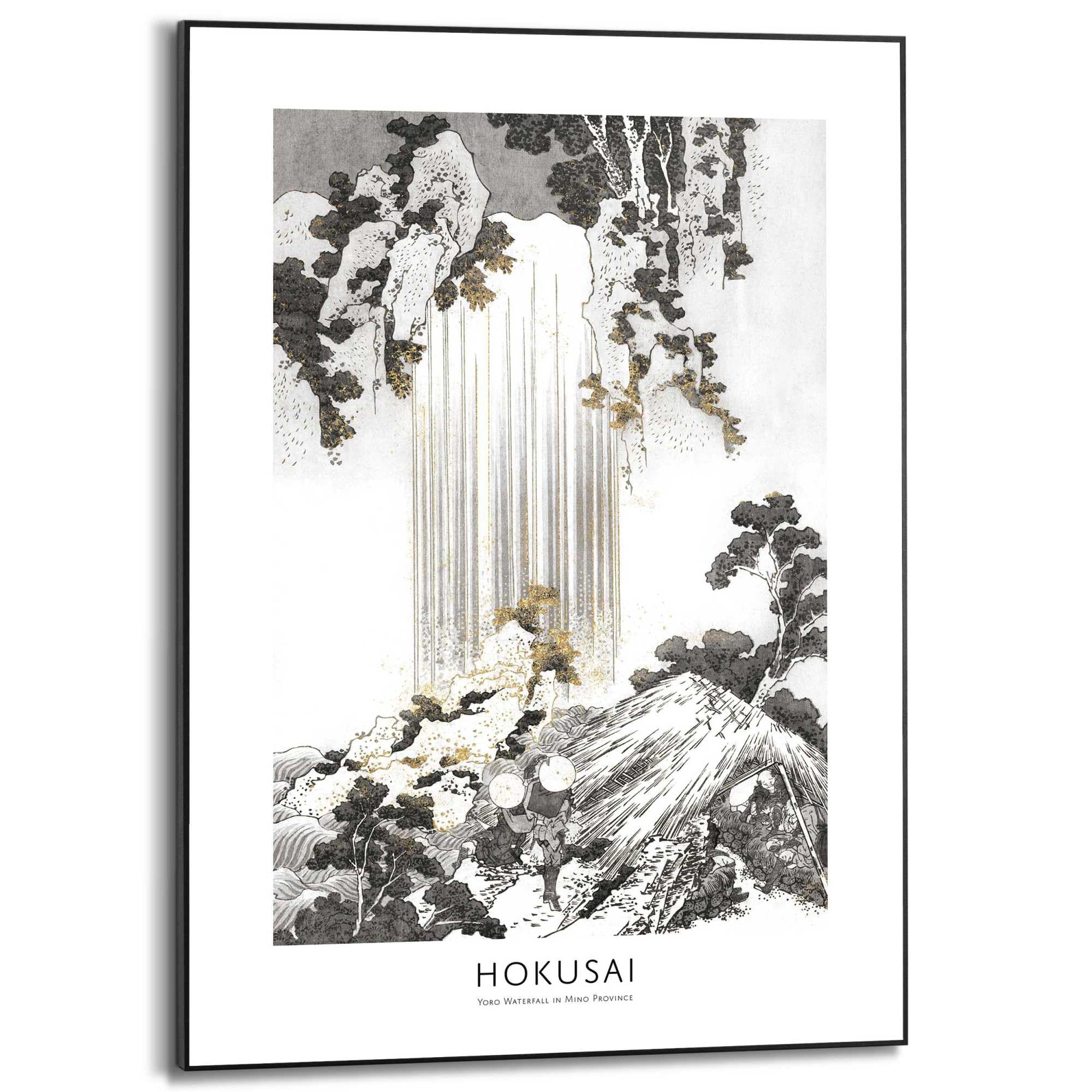 HOKUSAI ART Bild Dekorationsbild LBH 50x1.60x70 cm