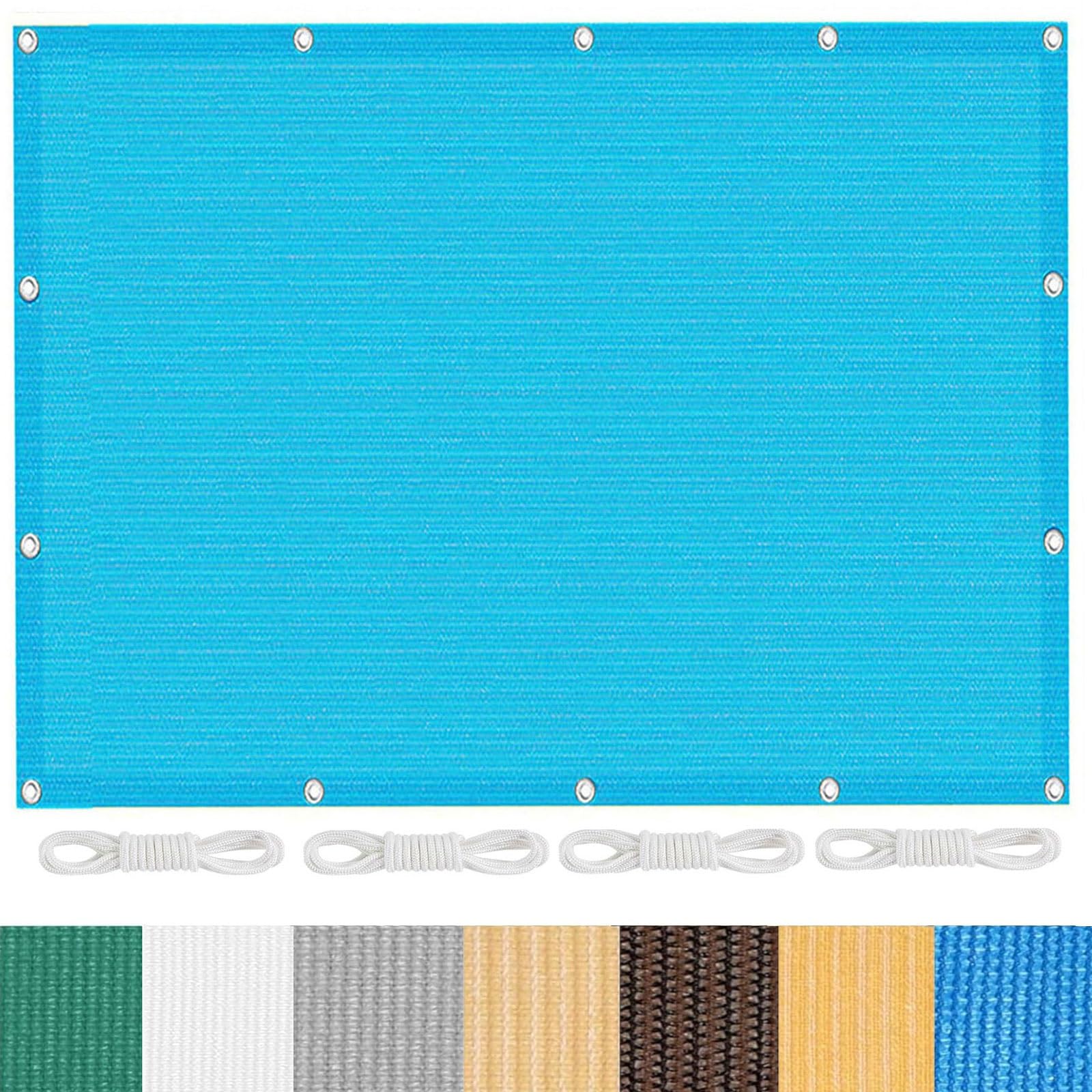 Voile ombrage 2.6 x 6.5 m anti-UV pour une fraîcheur maximale au jardin