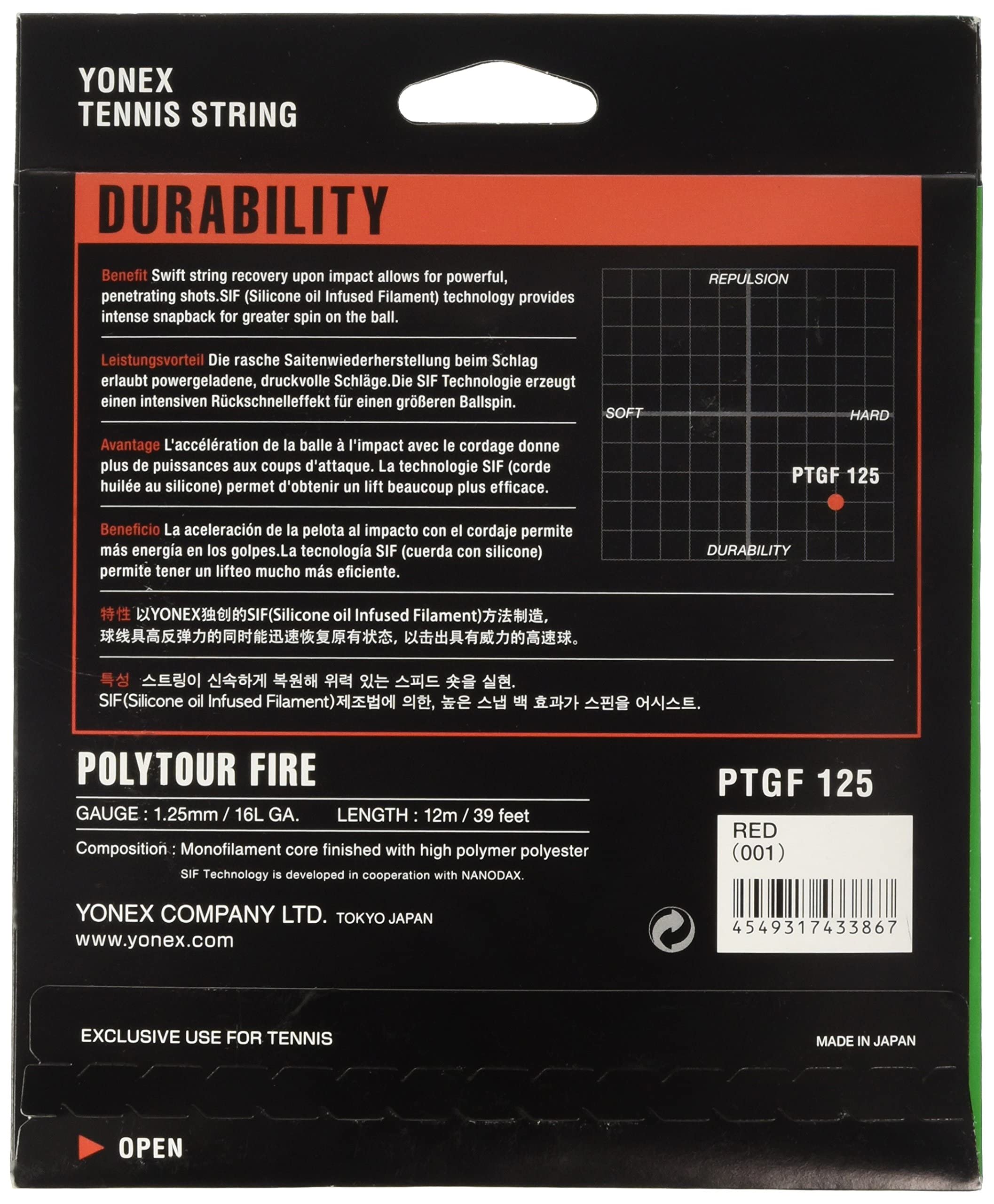 AG 100 Nylon Red Double Wrapped 330' Reel - Tennis String