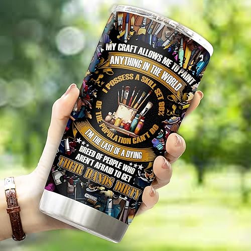 Miniatura 10 de Regalos personalizados para hombres, taza de café aislada de acero inoxidable de 20 onzas, taza de viaje, regalo de agradecimiento para médicos,