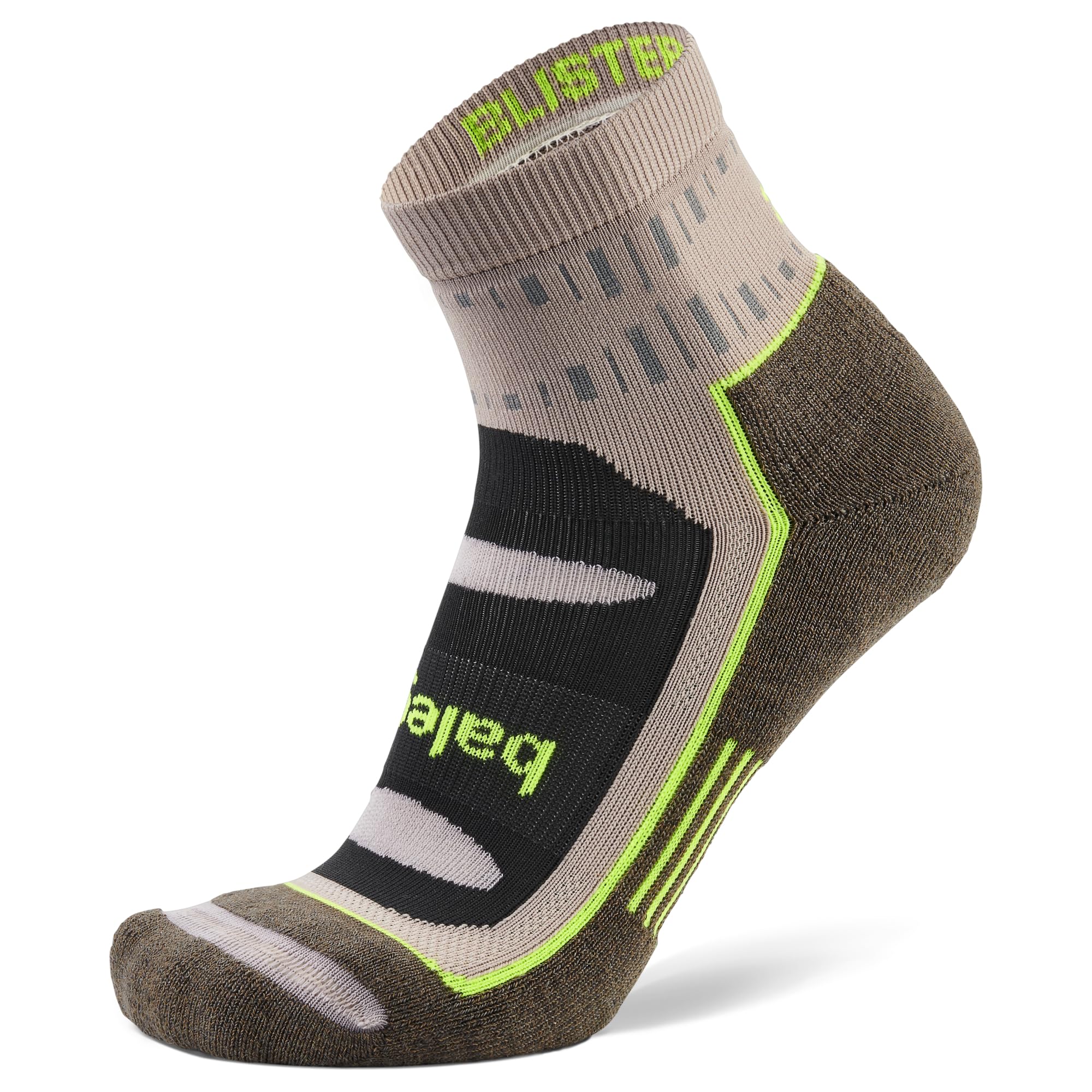 Balega Unisex's Blister Resist Performance Quarter Athletic Running Socks (1 Pair), Mushroom, S