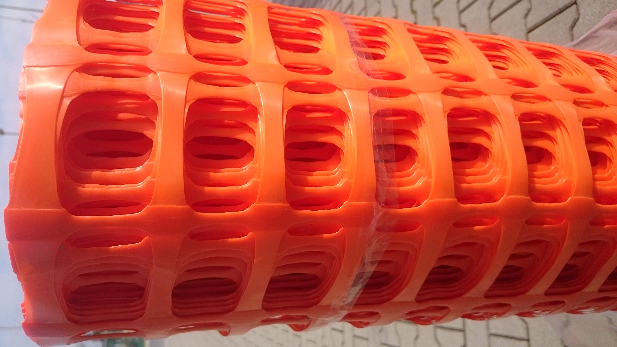Kunststoff Fangzaun orange - extra schwer 12,5 kg, Gitterzaun, Schutzzaun, Warnzaun
