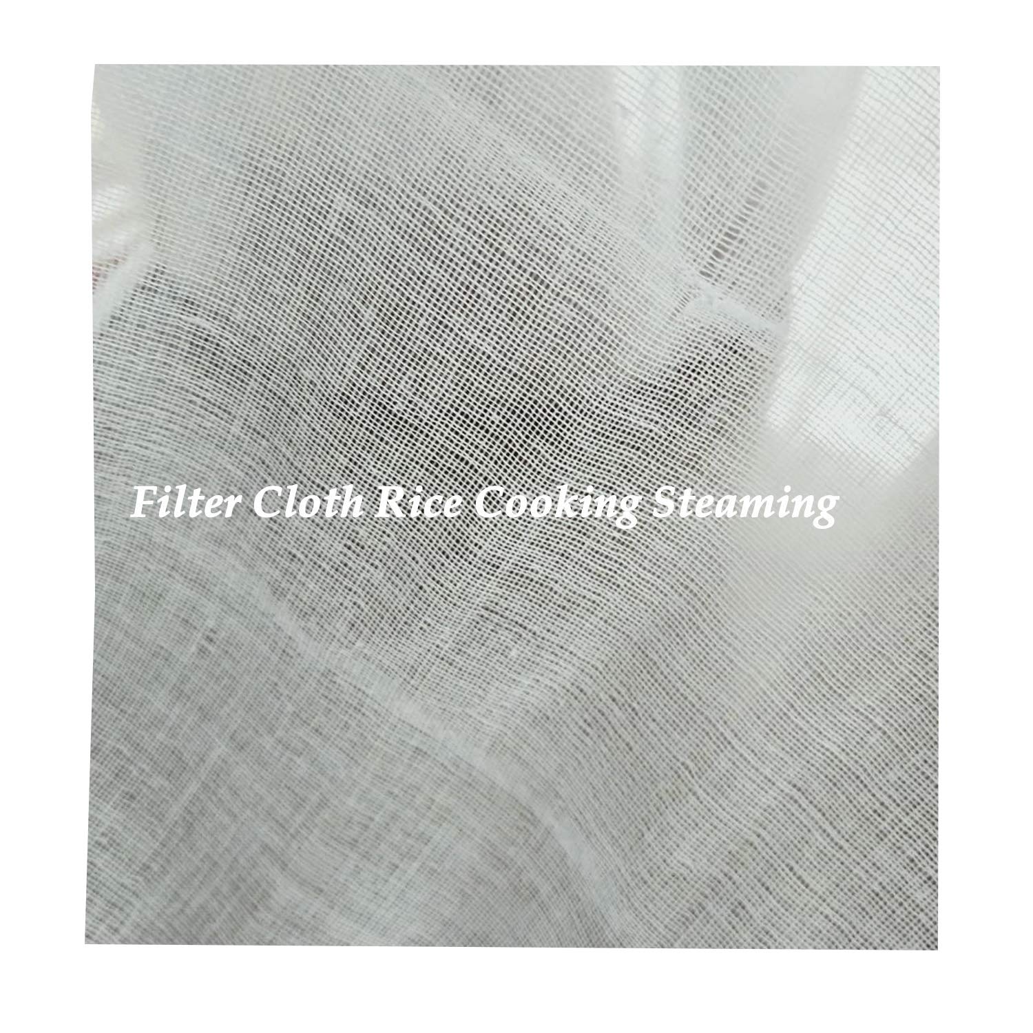 Heavens Tvcz Filter Cloth Rice Rice Net Thai Cooking Fine Cotton Steaming Kitchen Restaurant Tools Stuffed Rice Soft Wrap, Food Crush Grind Pancake Milk Steamed Bun Liners Dry Food Screen Used Also Fo