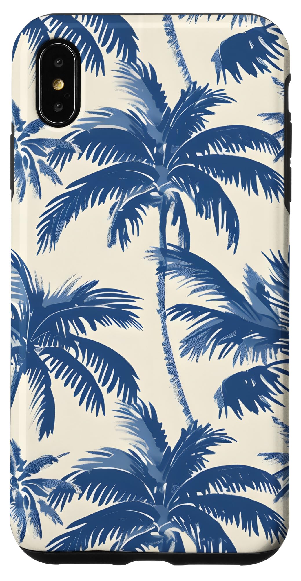 Palm Tree, Blue Palms, Boho Coastal Summer Case for iPhone XS Max