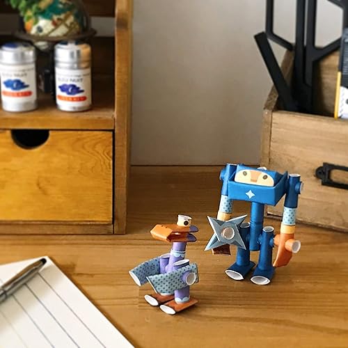 Miniatura 6 de Smoke & Bill Ninja Mates - Rompecabezas de papel japonés 3D para niños y kit de origami para adultos