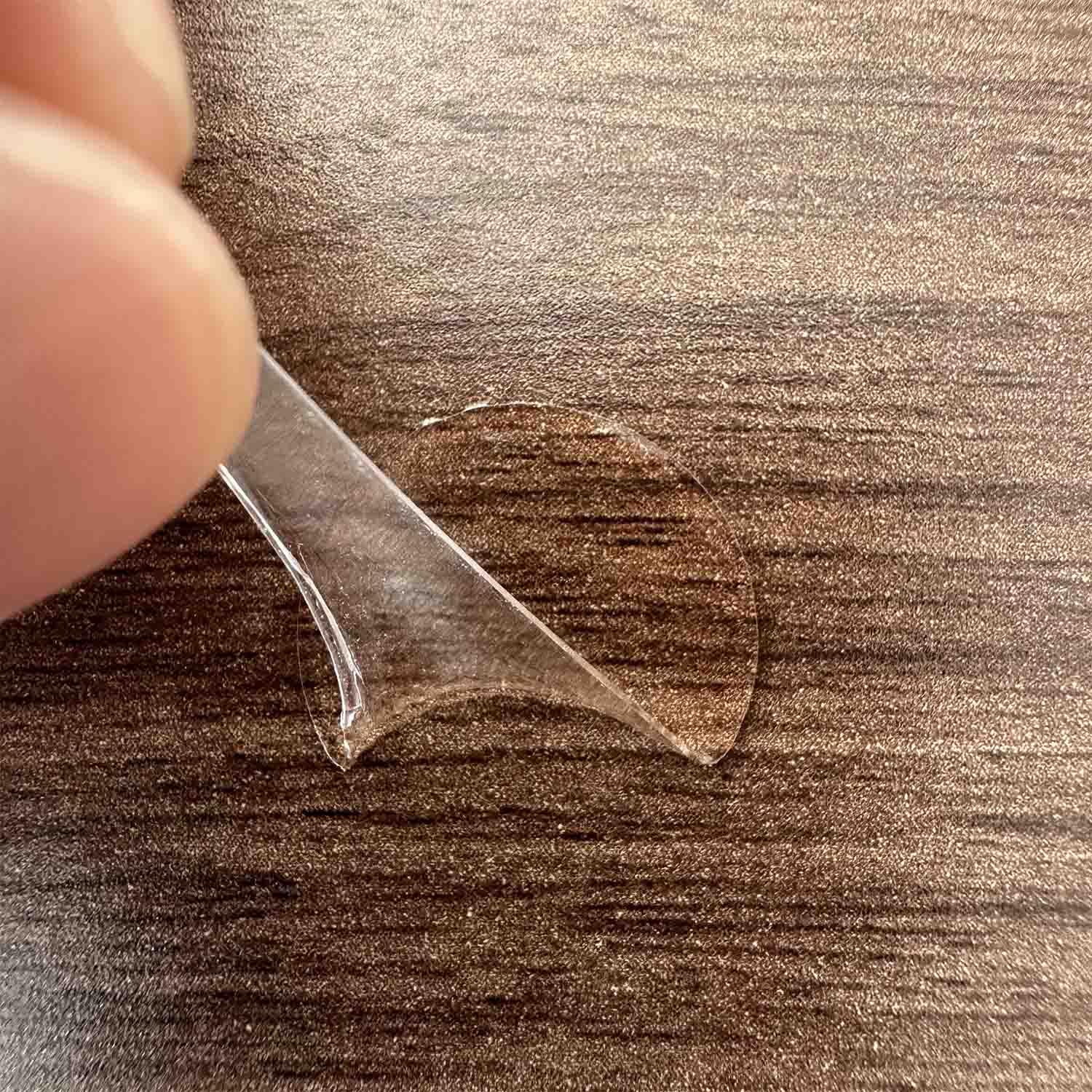 160 cintas adhesivas de doble cara, masilla adhesiva transparente extraíble de doble cara de 10 mm/20 mm, masilla adhesiva sin rastro para colgar en la pared, cinta redonda de dos caras para