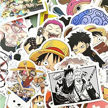 Amazon.co.jp: 50枚 ステッカーセット海賊 コミック 防水デカール