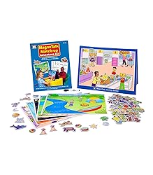 Super Duper Publications | Magnetic Adventure Stories Match-Up Barrier Game | Vocabulary, Basic Concepts, Following Directions, Reasoning, Listening, Categories, & Rhyming | Educational Resource