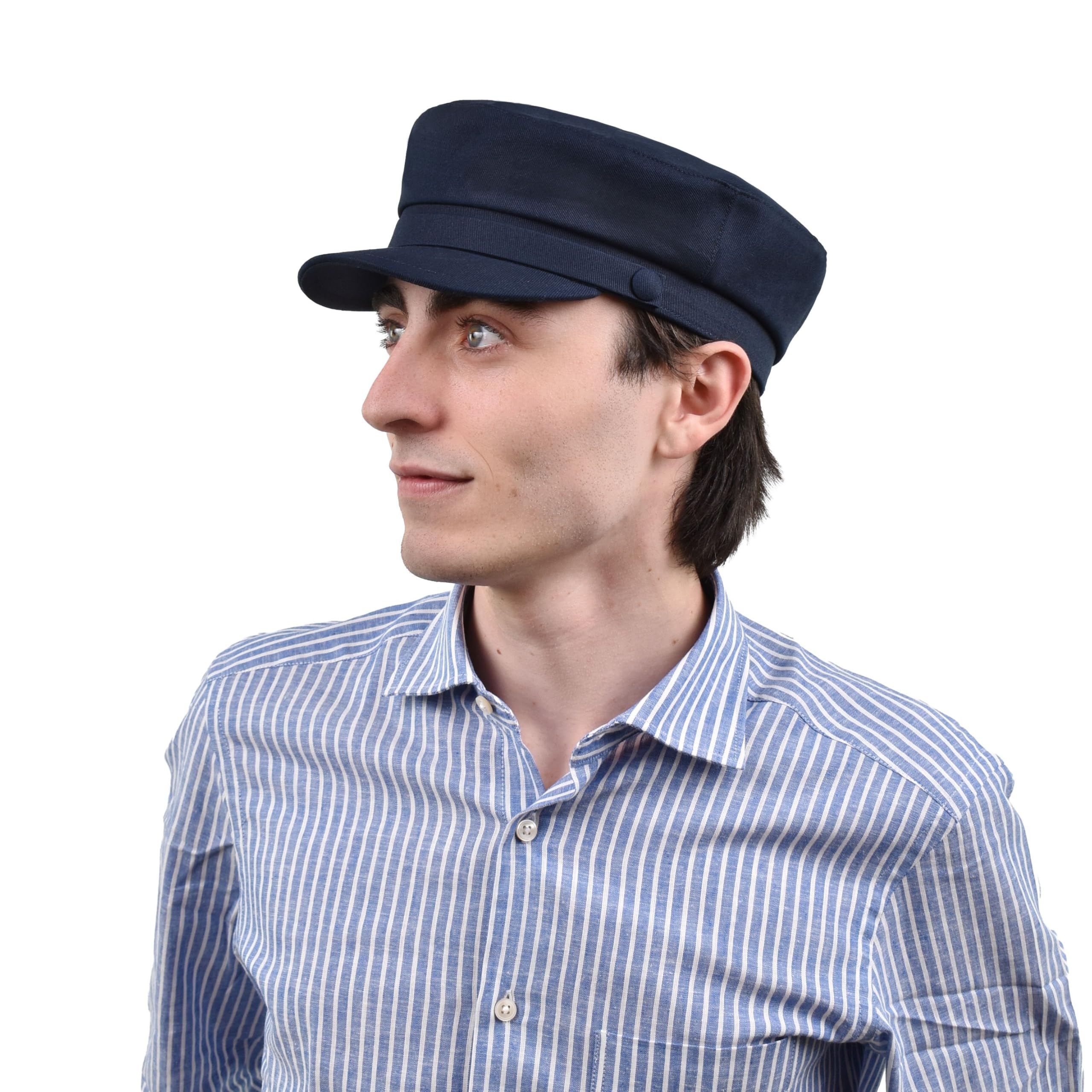 Melegari Berretto da Marinaio Estivo Aurora | Sailor cap |100% Cotone | Primavera Estate | Unisex