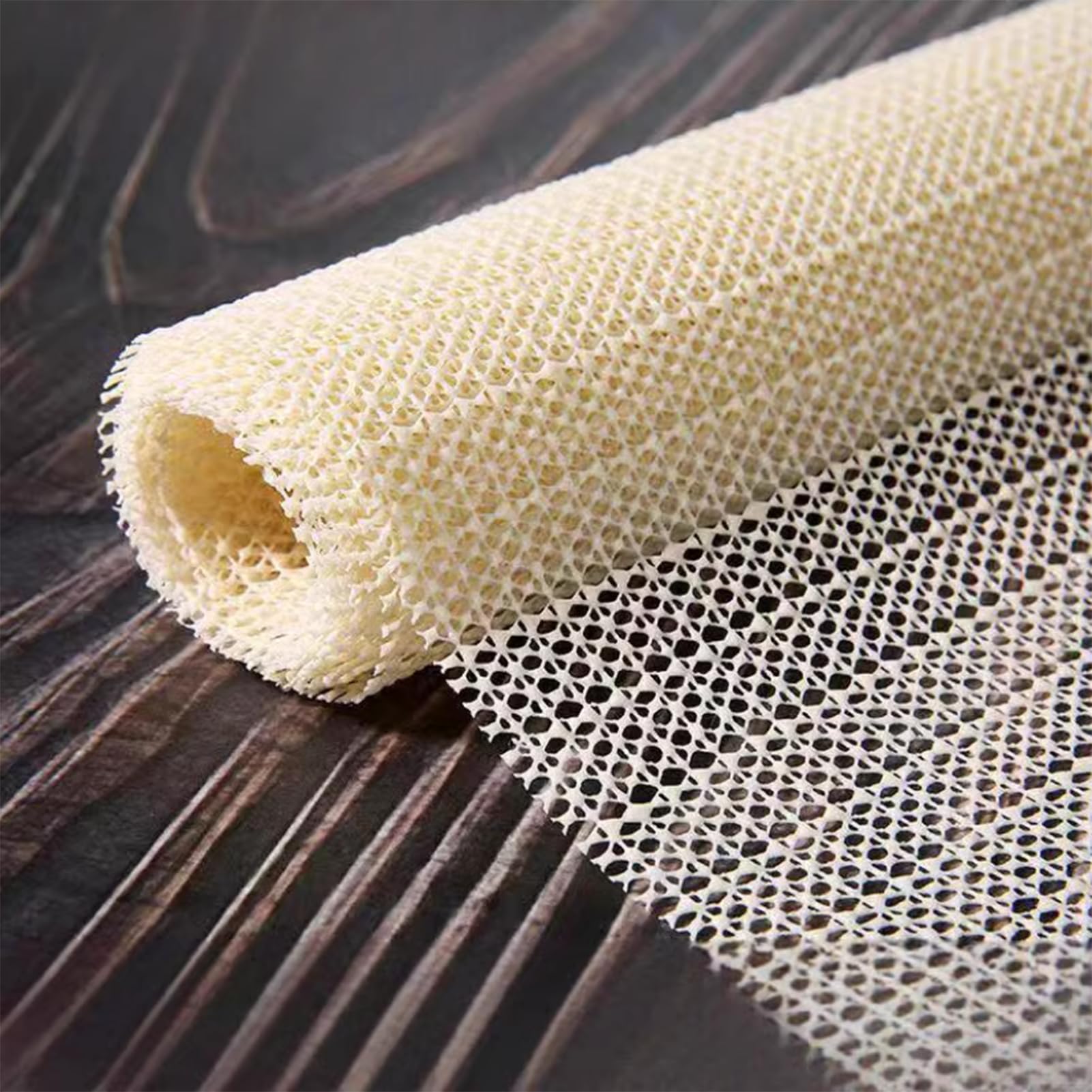 Tapis antidérapant pour sols en bois dur, tapis antidérapant pour carrelage, tapis antidérapant, garde votre tapis en place en place, peut être coupé à n'importe quelle taille (blanc, 179,8 x 200 cm)