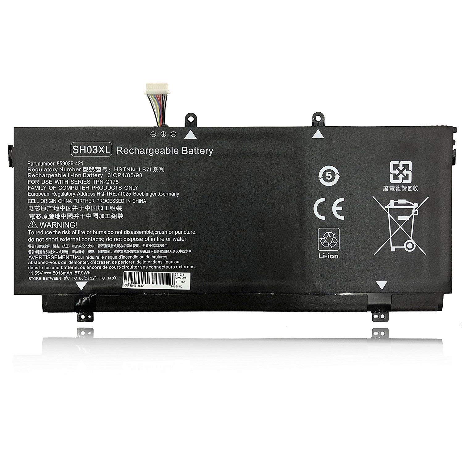 SellZone Replacement Laptop Battery for HP Spectre x360 HSTNN-LB7L TPN-Q178 859026-421 859356-855 SH03XL -BT (B08MV6F8L1) Amazon Price History, Amazon Price Tracker