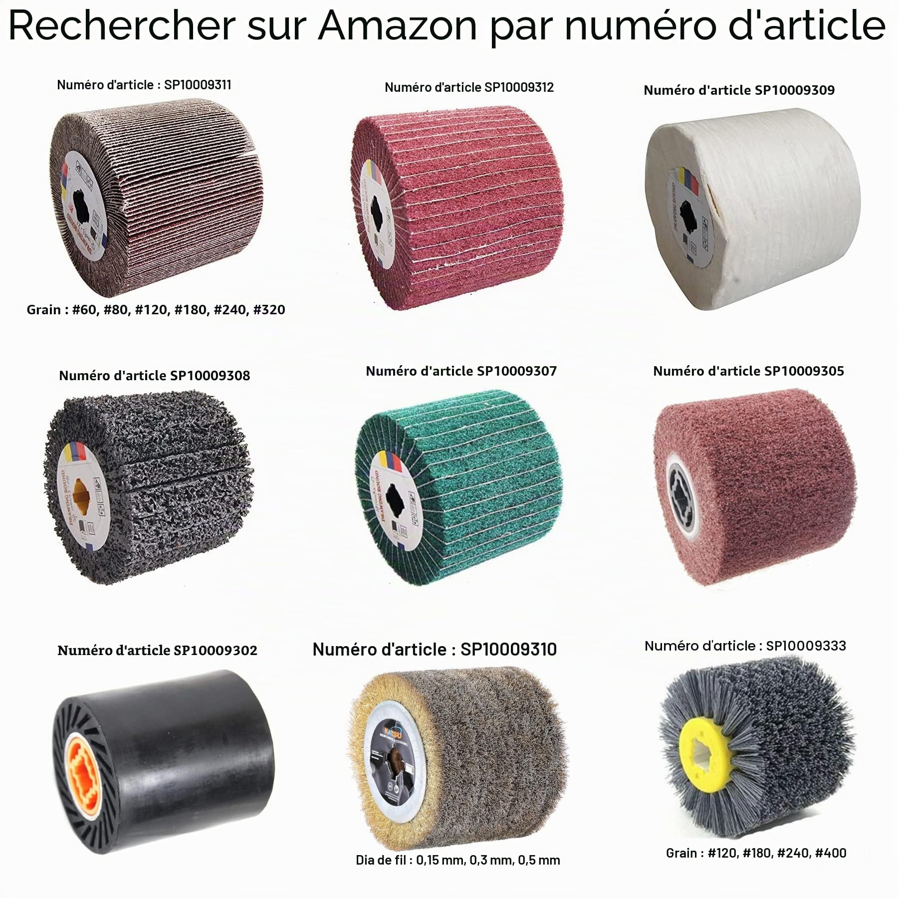 KATSU Ponceuse à tambour électrique, 1200 W 230 V, polisseuse à vitesse variable, machine à dessin, 100093