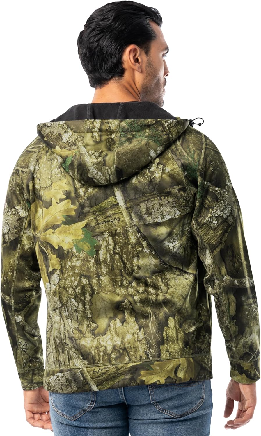 Realtree mens Performance Bonded Fleece Zip Hoodie - Image 2