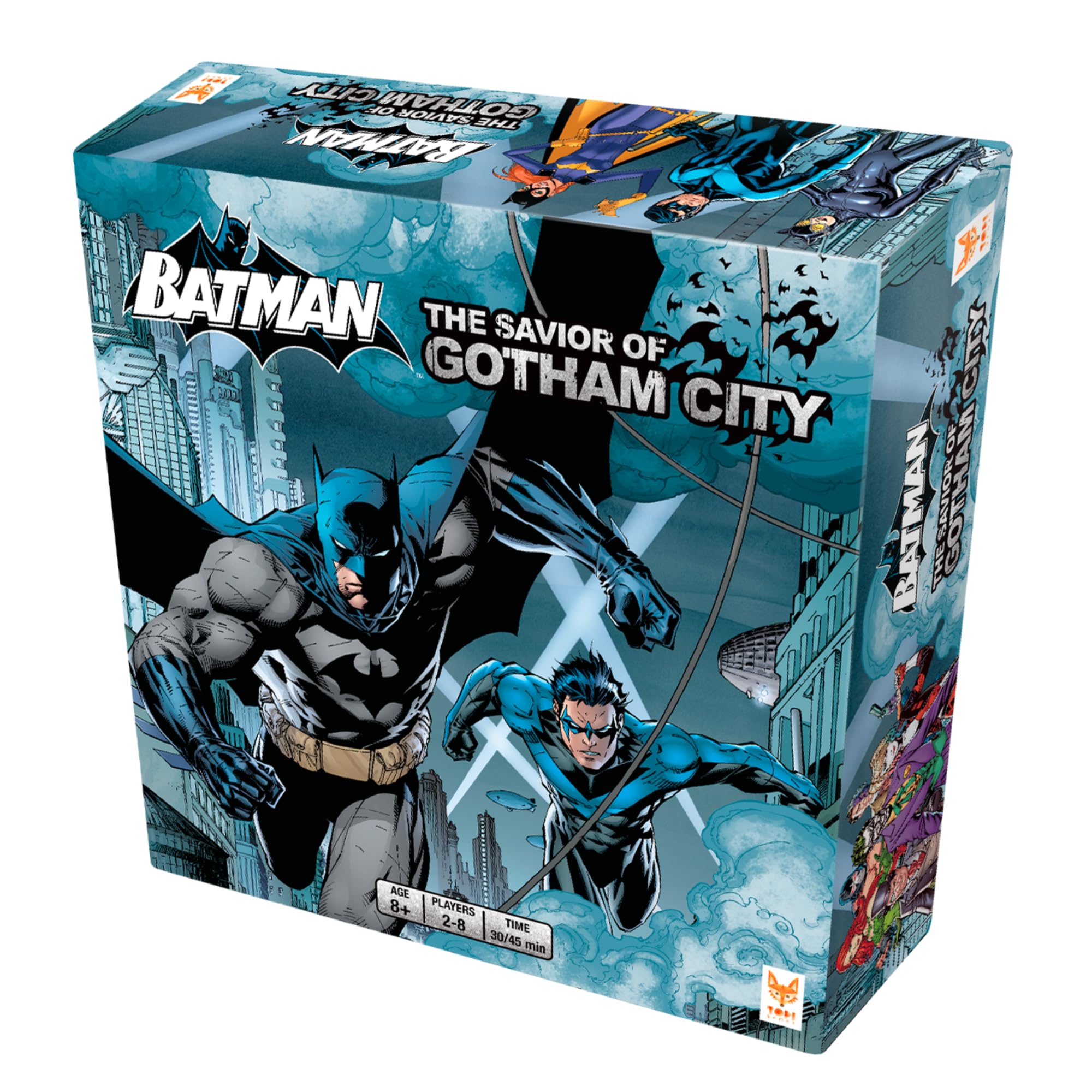 Topi Games - Batman The Savior of Gotham City - Board game - Board game - From 7 years old - 2 to 8 players - English version