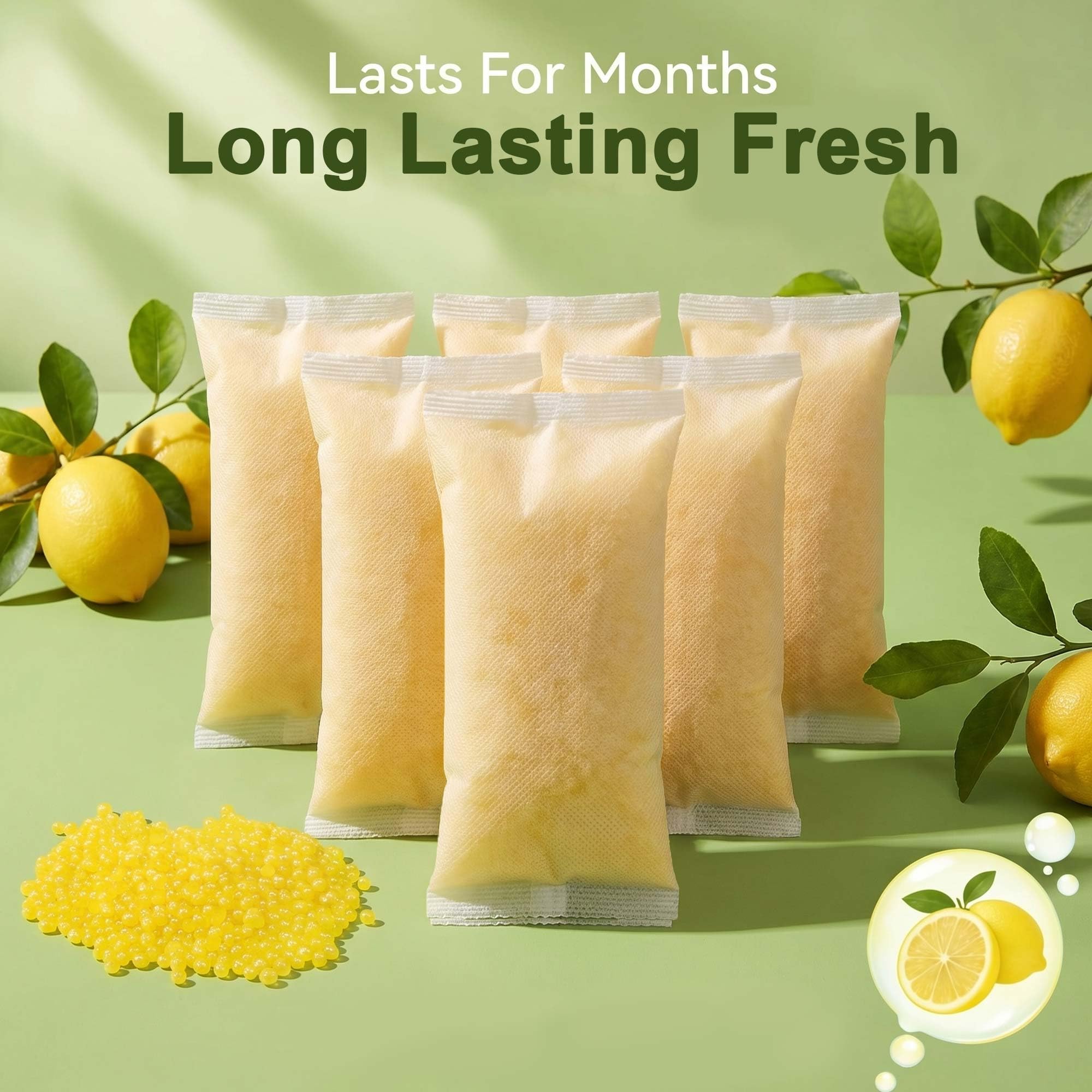 PurifyLogix Deodorante per scarpe al limone, potente e naturale a lunga durata, assorbe gli odori per tutte le calzature, purifica anche l'aria negli armadi, nelle borse da palestra e nelle aree degli