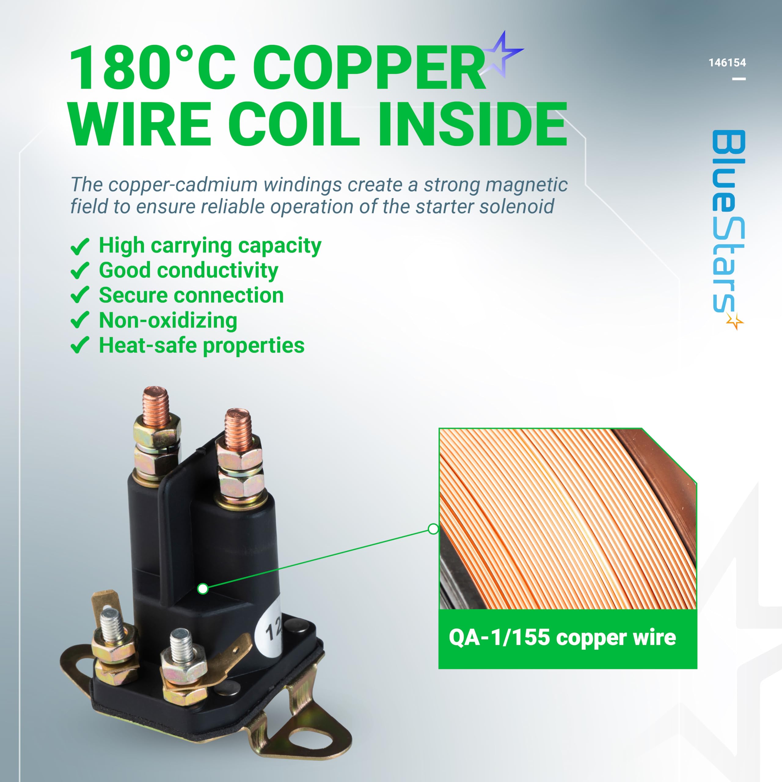 Amazon.com : BlueStars 4-Pole 146154 145673 Starter Solenoid