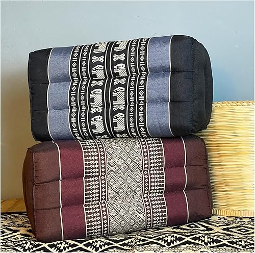 Miniatura 8 de Avran Almohada cervical Kapok Back y bloque de yoga suave, 14 pulgadas