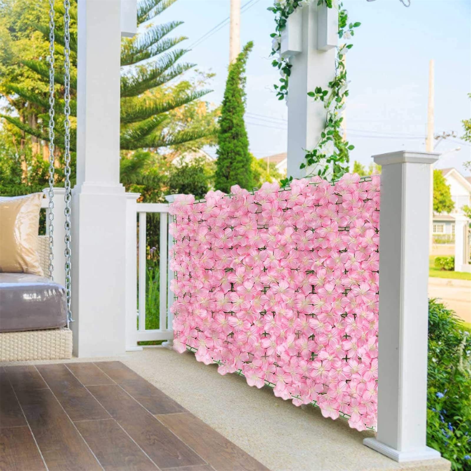 Buy Artificial Ivy Privacy Fence Screen, Leaf Screening Hedge Panels on