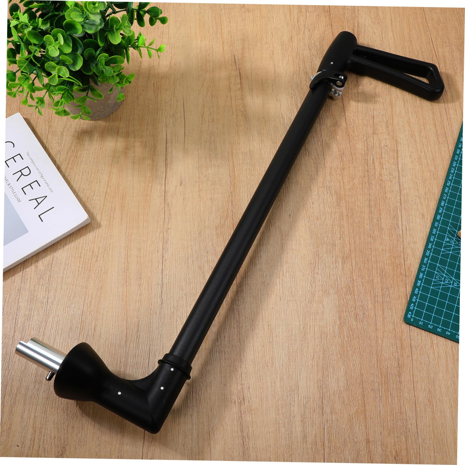 Manillar para Cochecito de Negro Mango de Empuje Accesorio Práctico y Estable Fácil Instalación y Extracción para Paseo Seguro y Cómodo