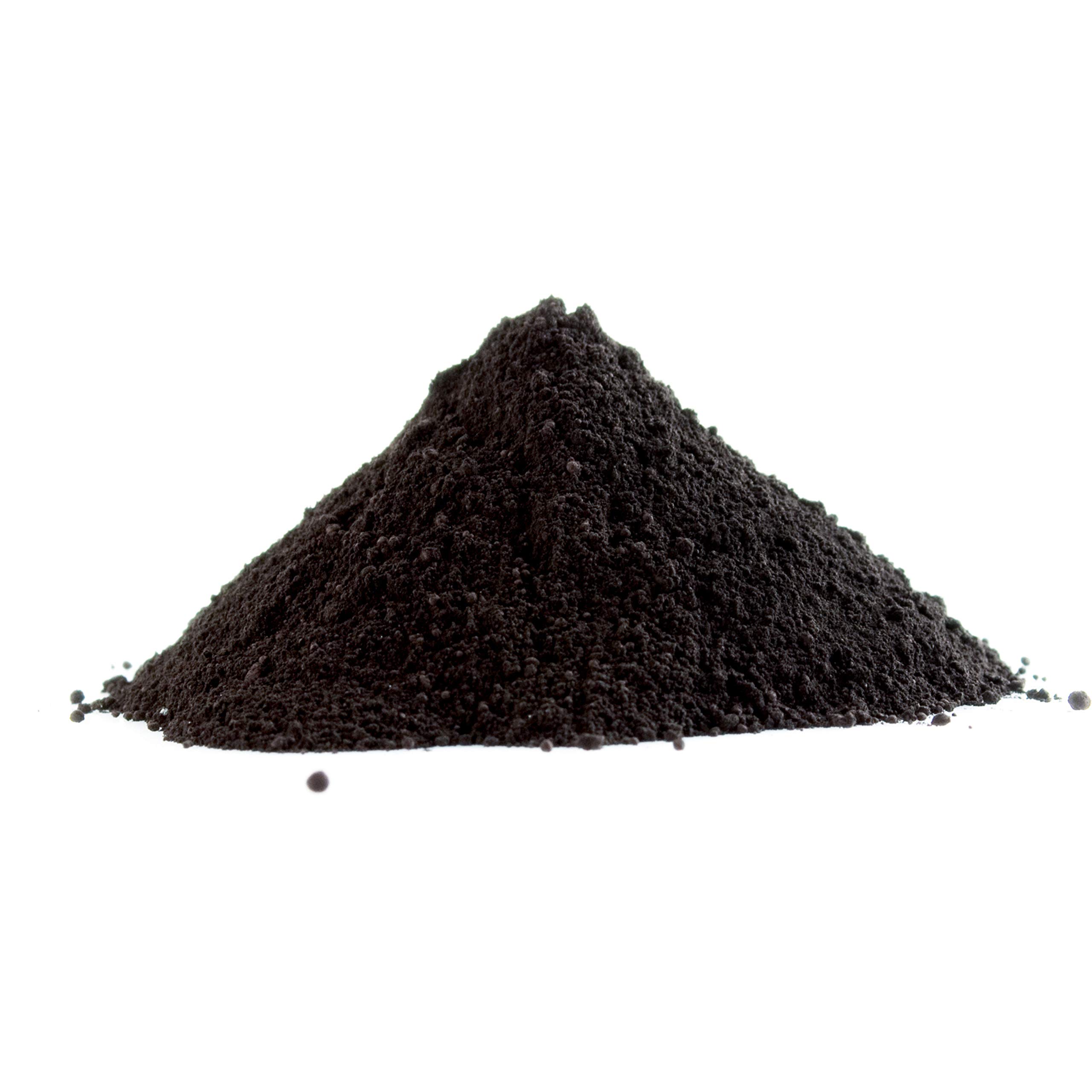 Eisenoxid Pulver Trockenfarbe Oxidfarbe Pigmentfarbe Pigmentpulver für Beton Estrich Zement Gips Putz Epoxidharz Boden Wand Garage etc. Schwarz - 25Kg (5x5Kg)