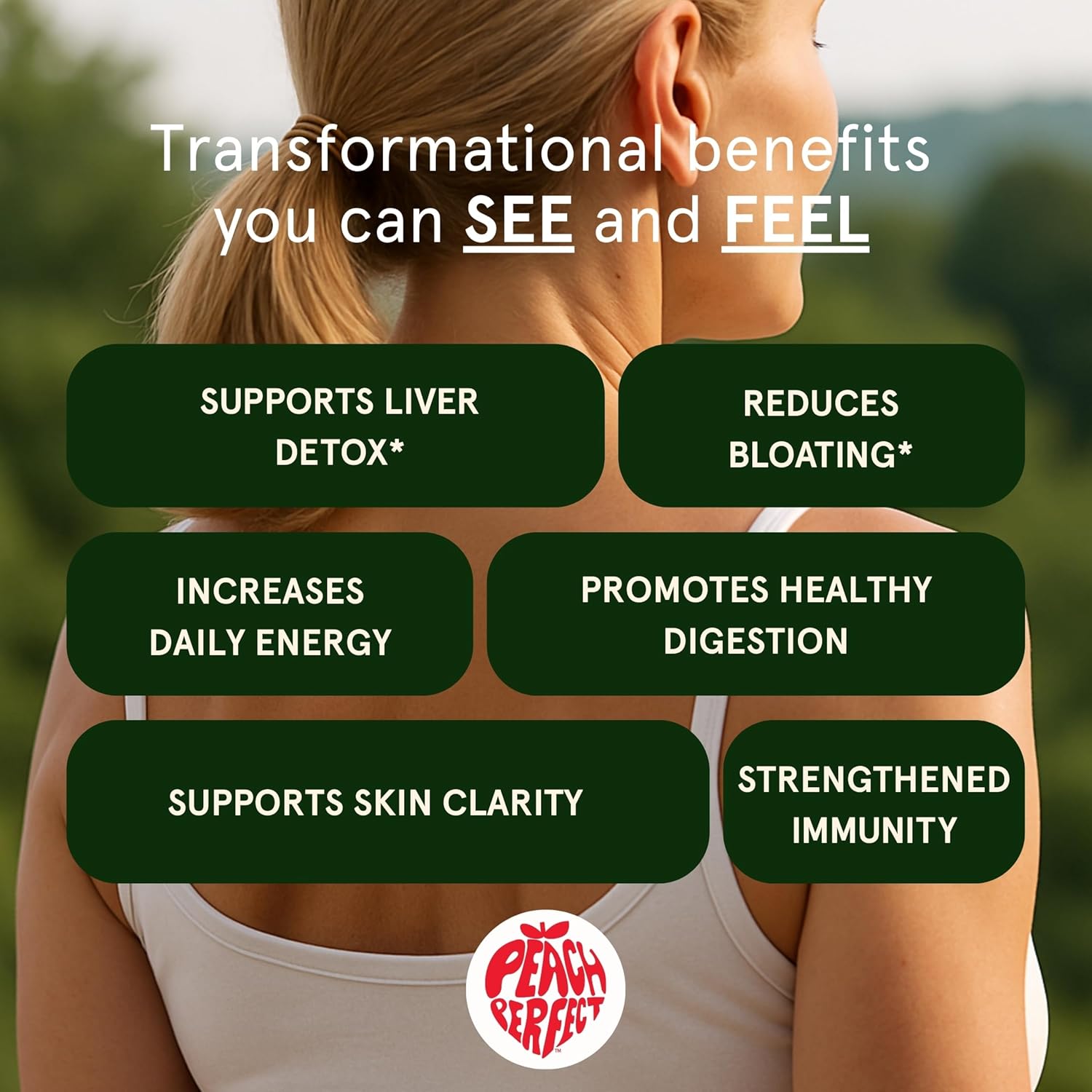 Peach Perfect Liver Hero – Premium Liver Detox and Bloat Support Powder for Women | Milk Thistle, Dandelion, Turmeric, Ginger, Chlorophyll and Vitamin C | Daily Energy, Digestion and Skin Clarity | Juicy Orange Flavor – 30 Servings - Image 6