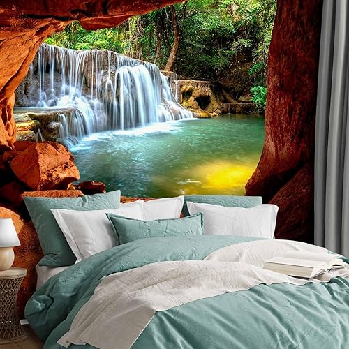 Miniatura 5 de artgeist Mural de pared prémium en cascada de 79 x 55 pulgadas, papel tapiz XXL no tejido, decoración de pared de vellón, impresión fotográfica,