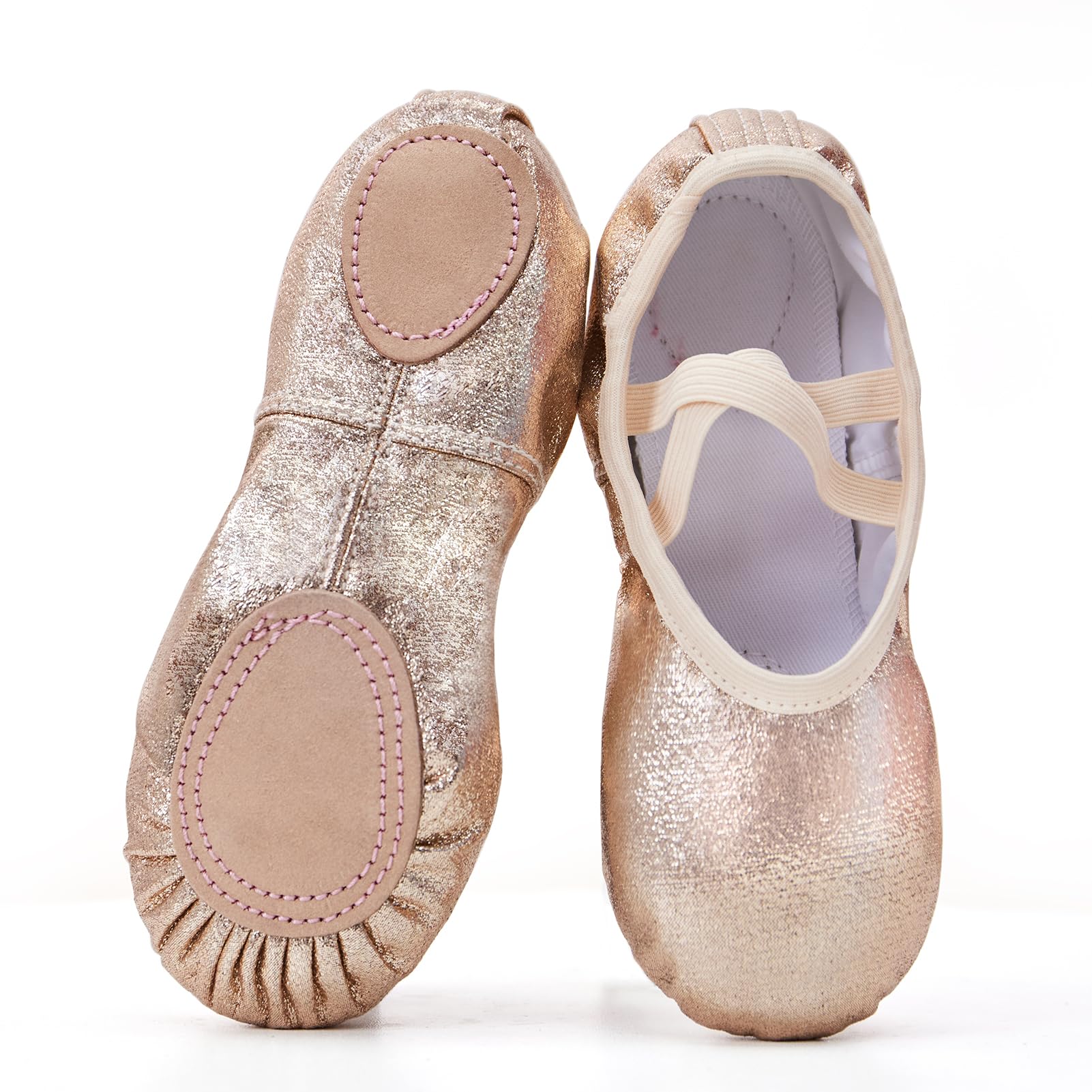 Phineein Zapatillas de ballet para niñas, para práctica, zapatillas de ballet para bailar