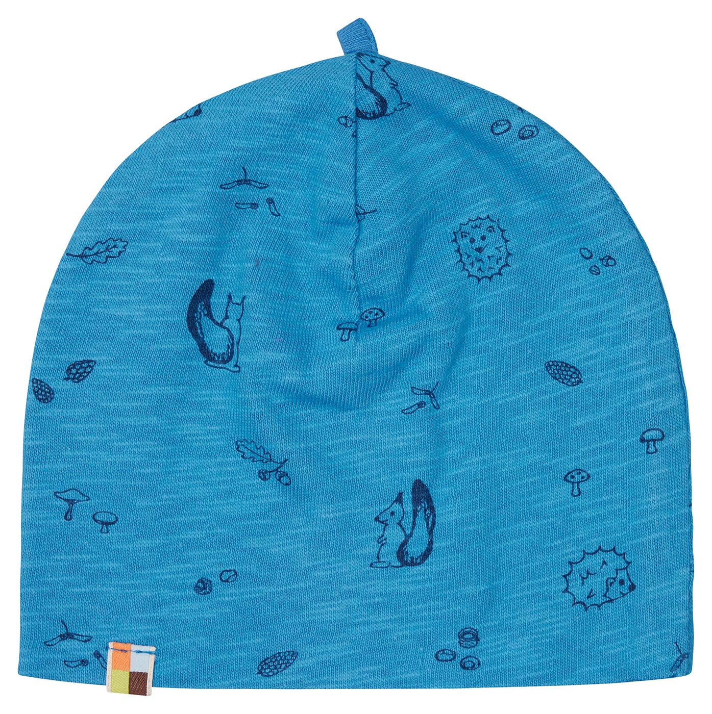 loud + proud Unisex Kinder Slub Jersey mit Druck, GOTS Zertifiziert Beanie-Mütze