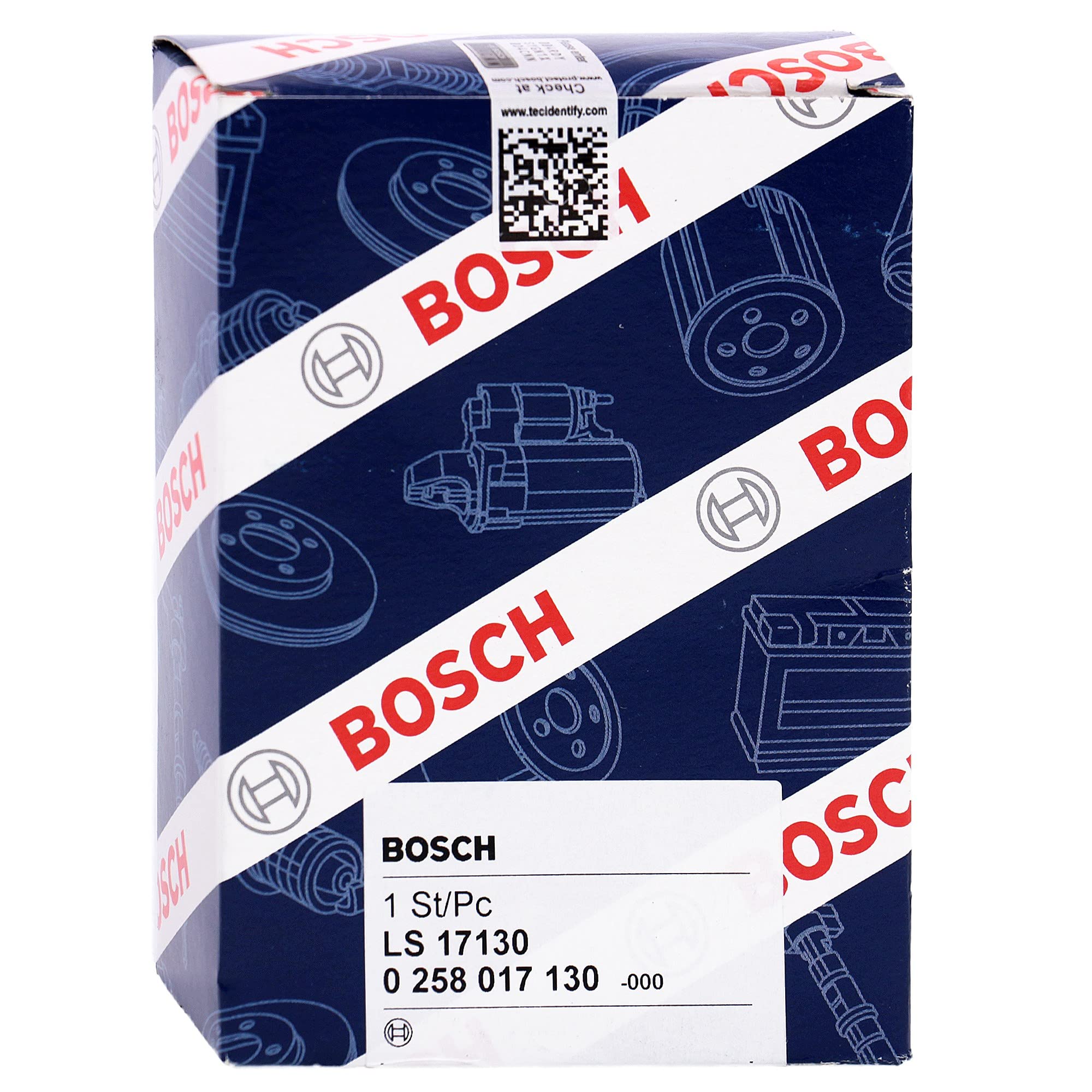 Bosch 0258017130 - Lambdasonde mit fahrzeugspezifischem Stecker