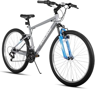 HILAND Agave 2.0 26/27.5 Inch Mountain Bike for Adults - 18 Speeds, High-Tensile Steel Frame, Front Suspension MTB for Men & Women