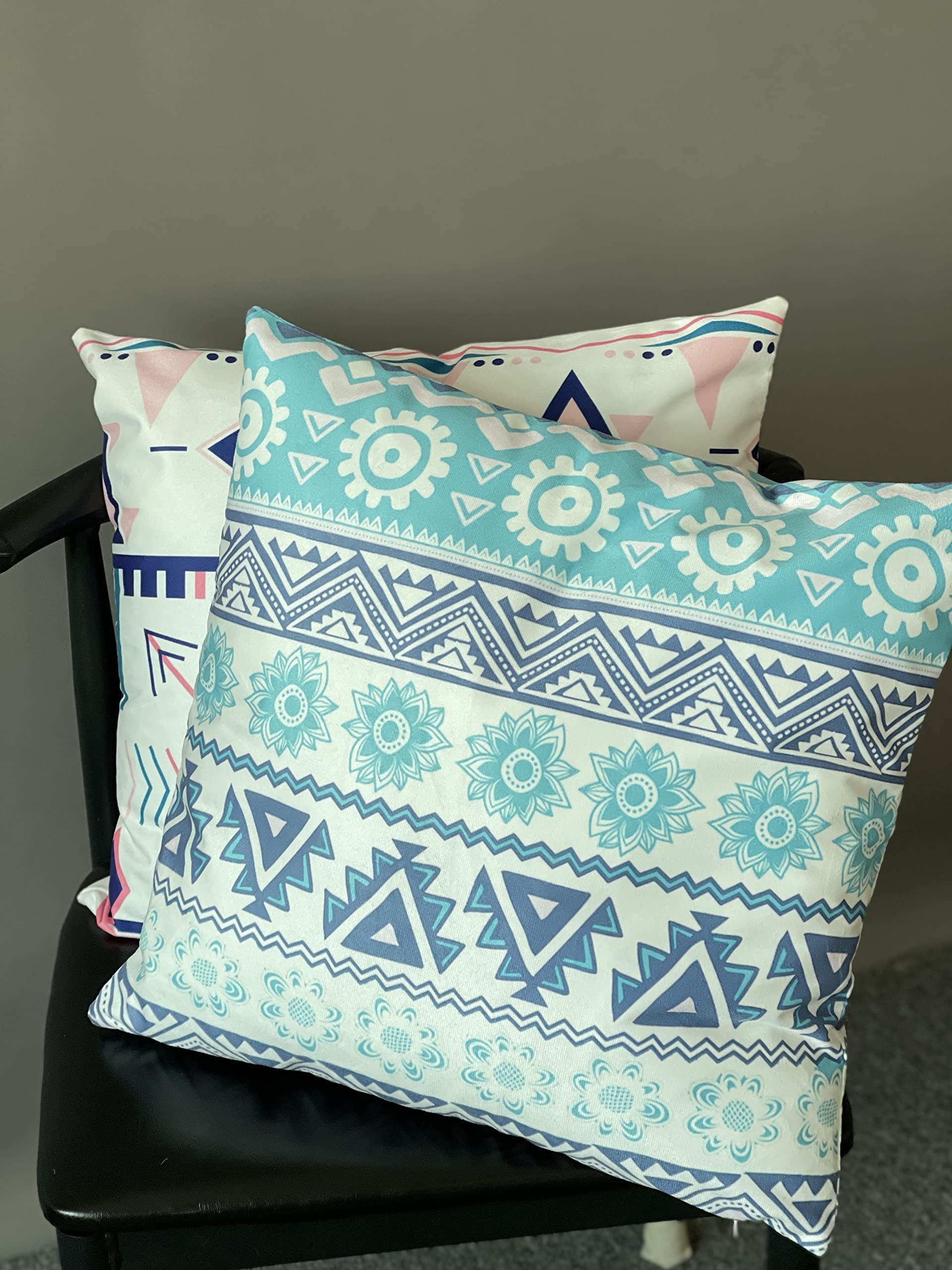 Boho poszewka na poduszkę 45 x 45 cm aksamitna 4-częściowa nowoczesna geometryczna poszewka na poduszkę na sofę do sypialni