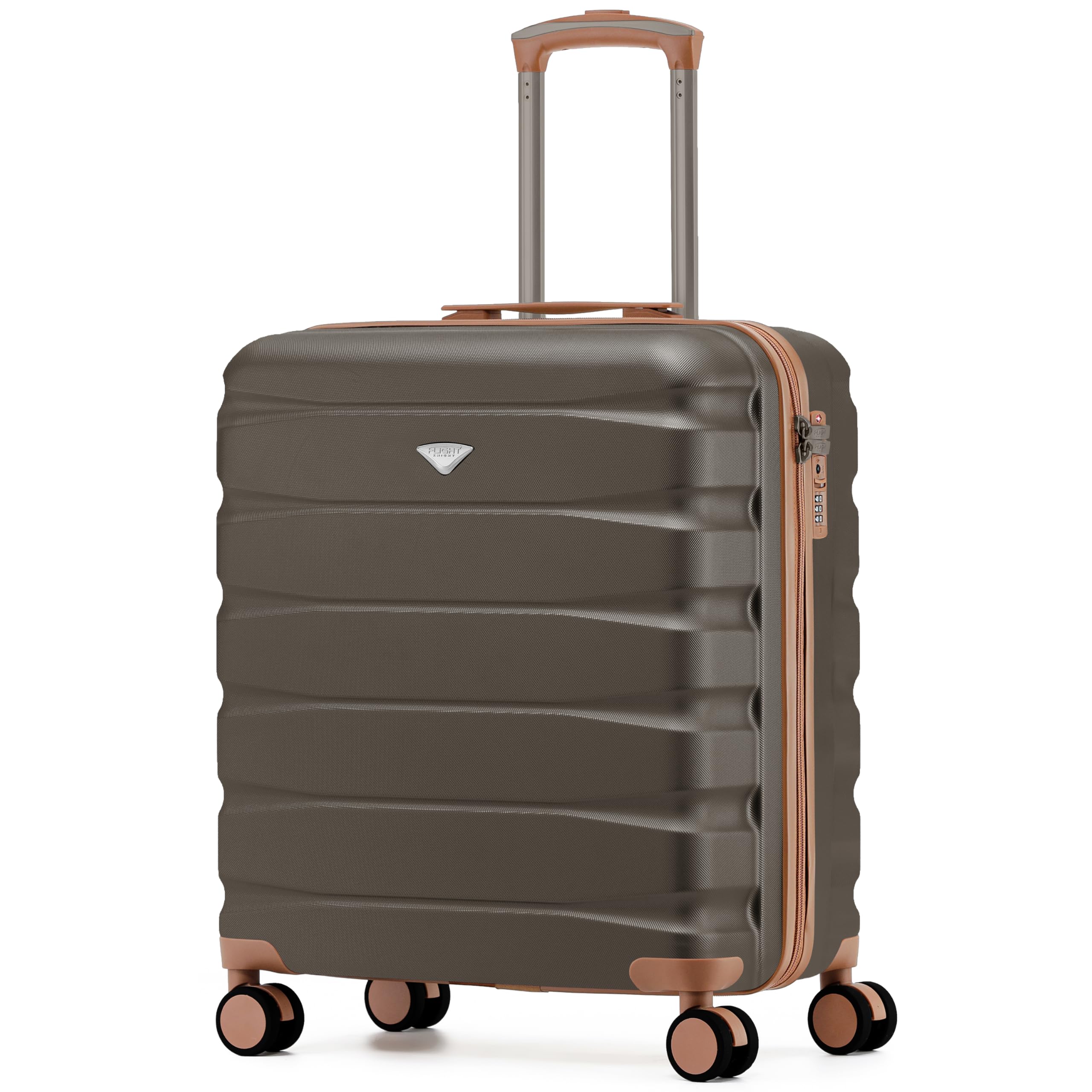 Flight Knight Underseat Cabin Suitcase 45x36x20cm | Free Hand Luggage for EasyJet & Wizz Air | Lightweight ABS Hard Shell with 8 Silent-Glide Spinner Wheels | Max Space Travel Bag — view 105