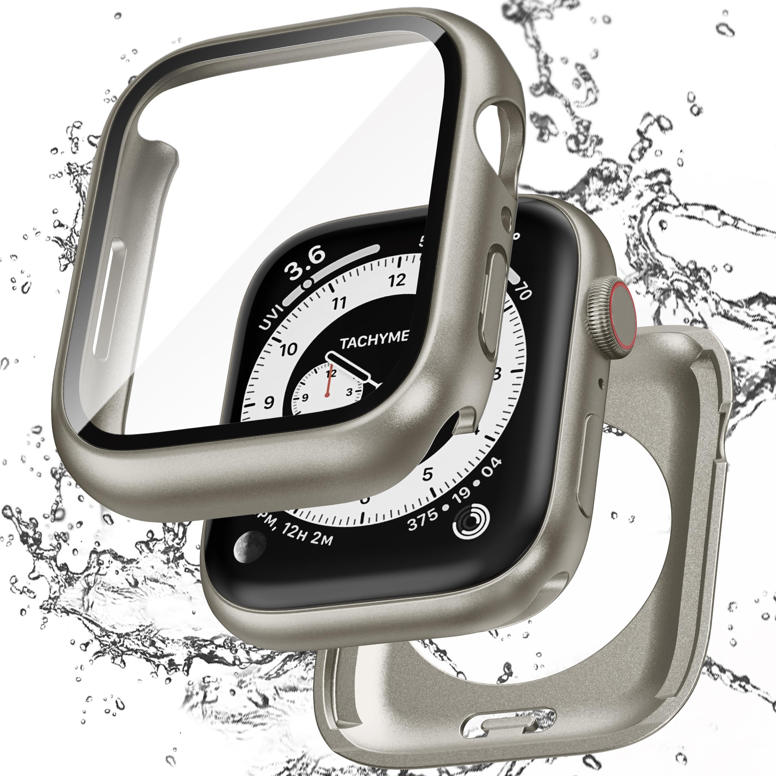【フルカバー保護】Puptoya アップルウォッチ 防水 カバー Apple W…